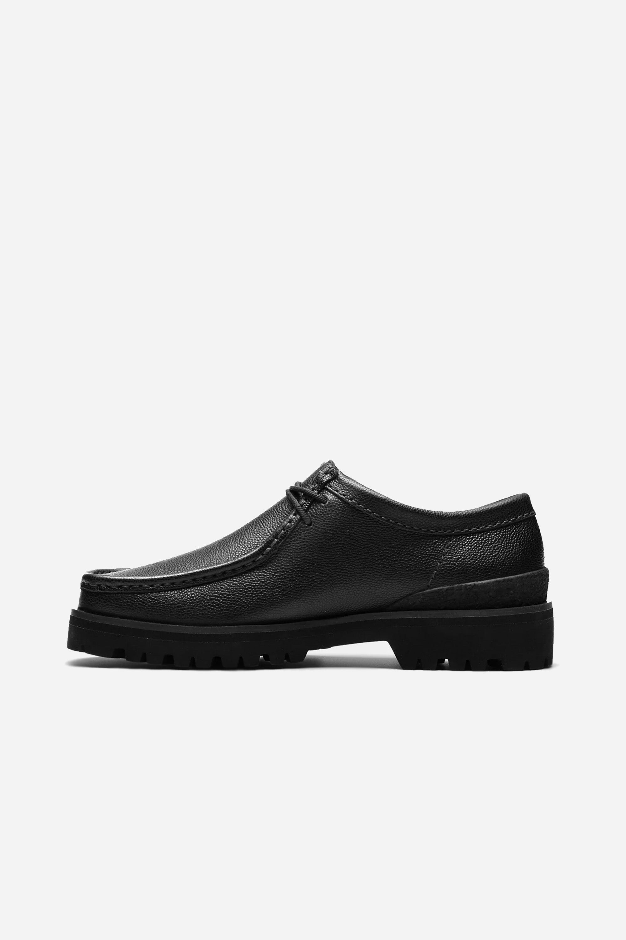 Wallabee Yukoner Black Scotch Grain