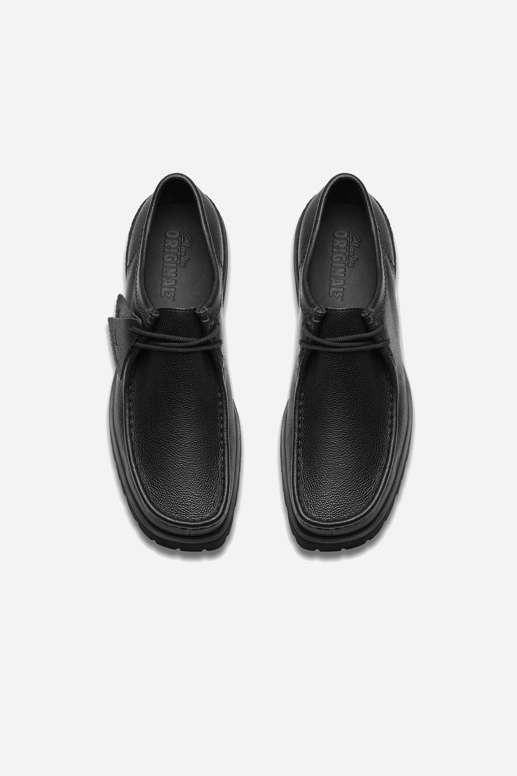 Wallabee Yukoner Black Scotch Grain