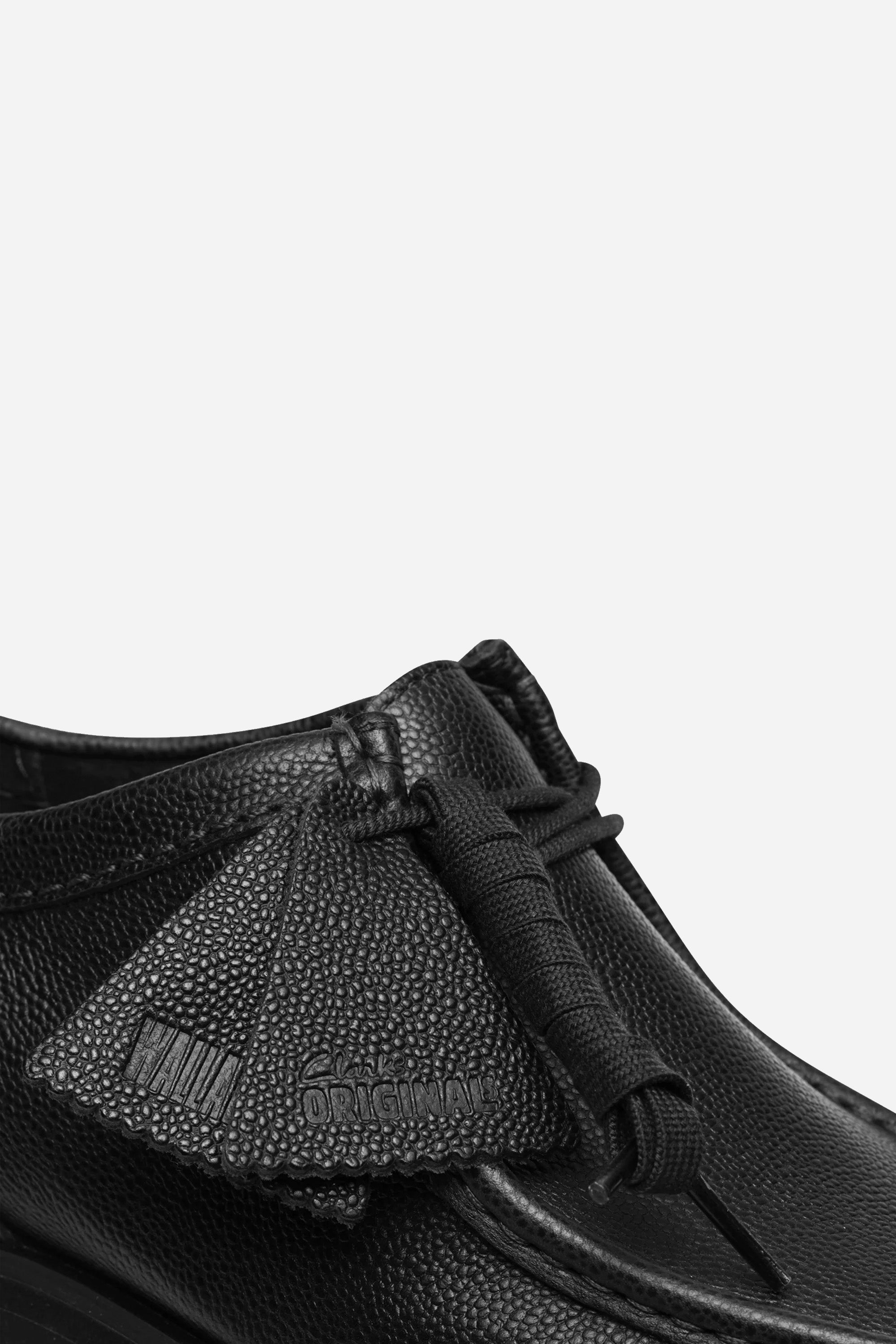 Wallabee Yukoner Black Scotch Grain