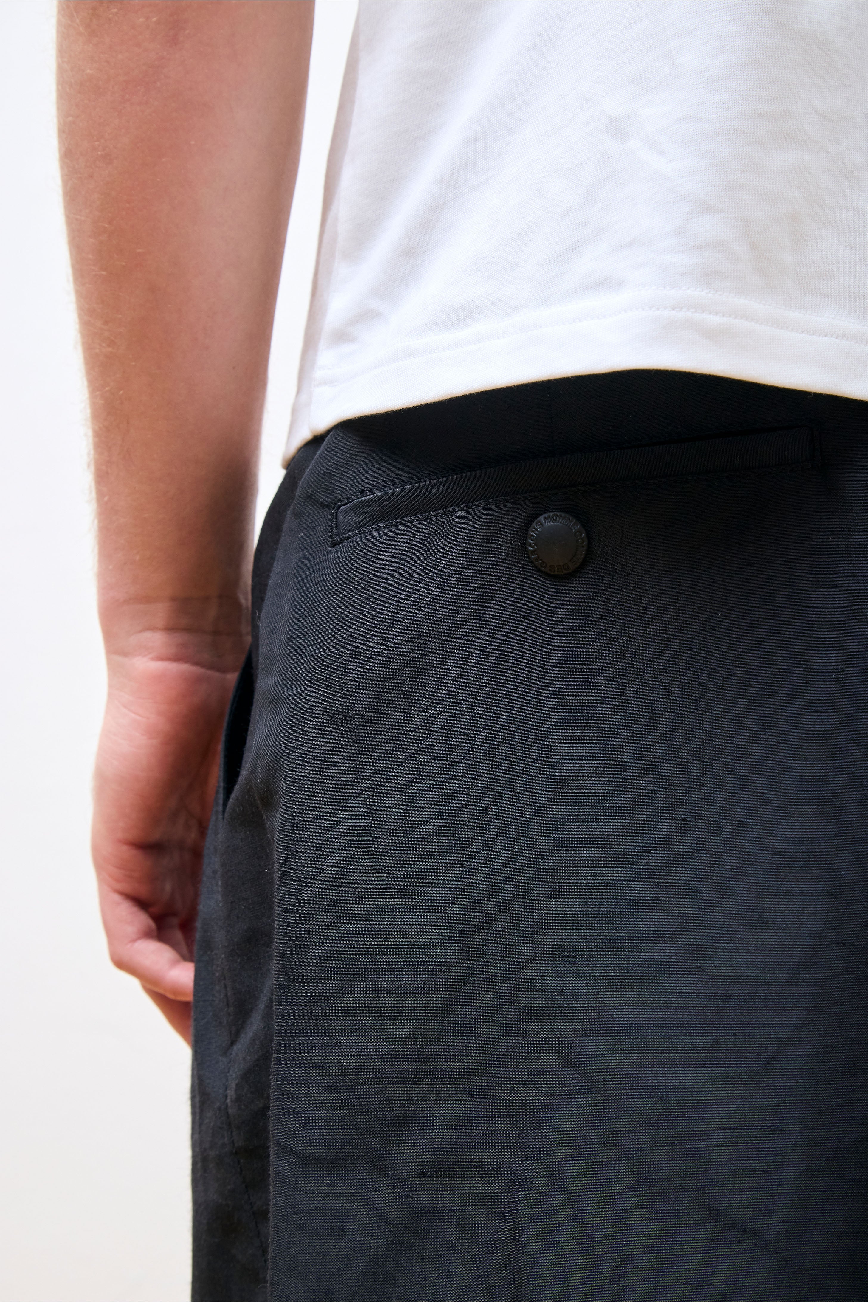 Linen Shorts Black