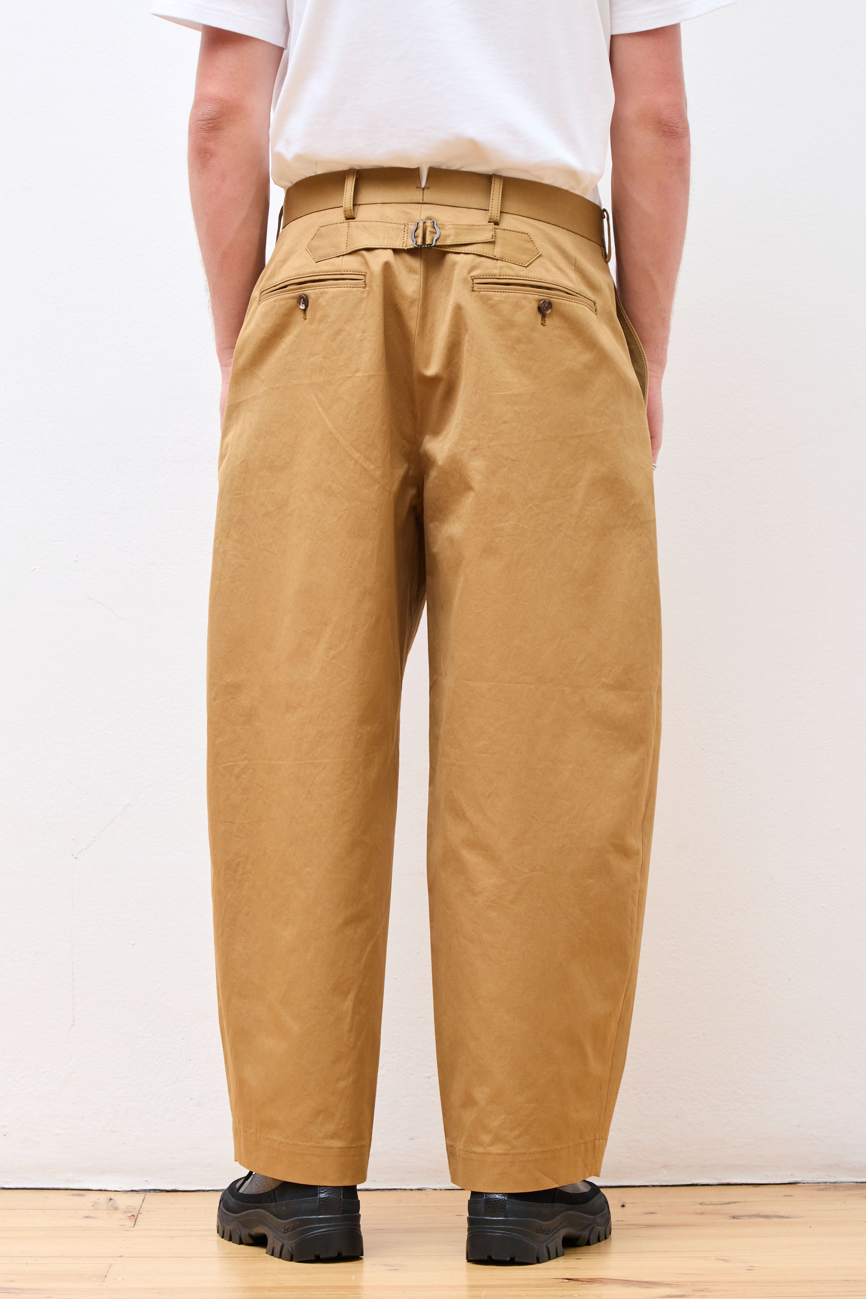 Wide Leg Pants Beige