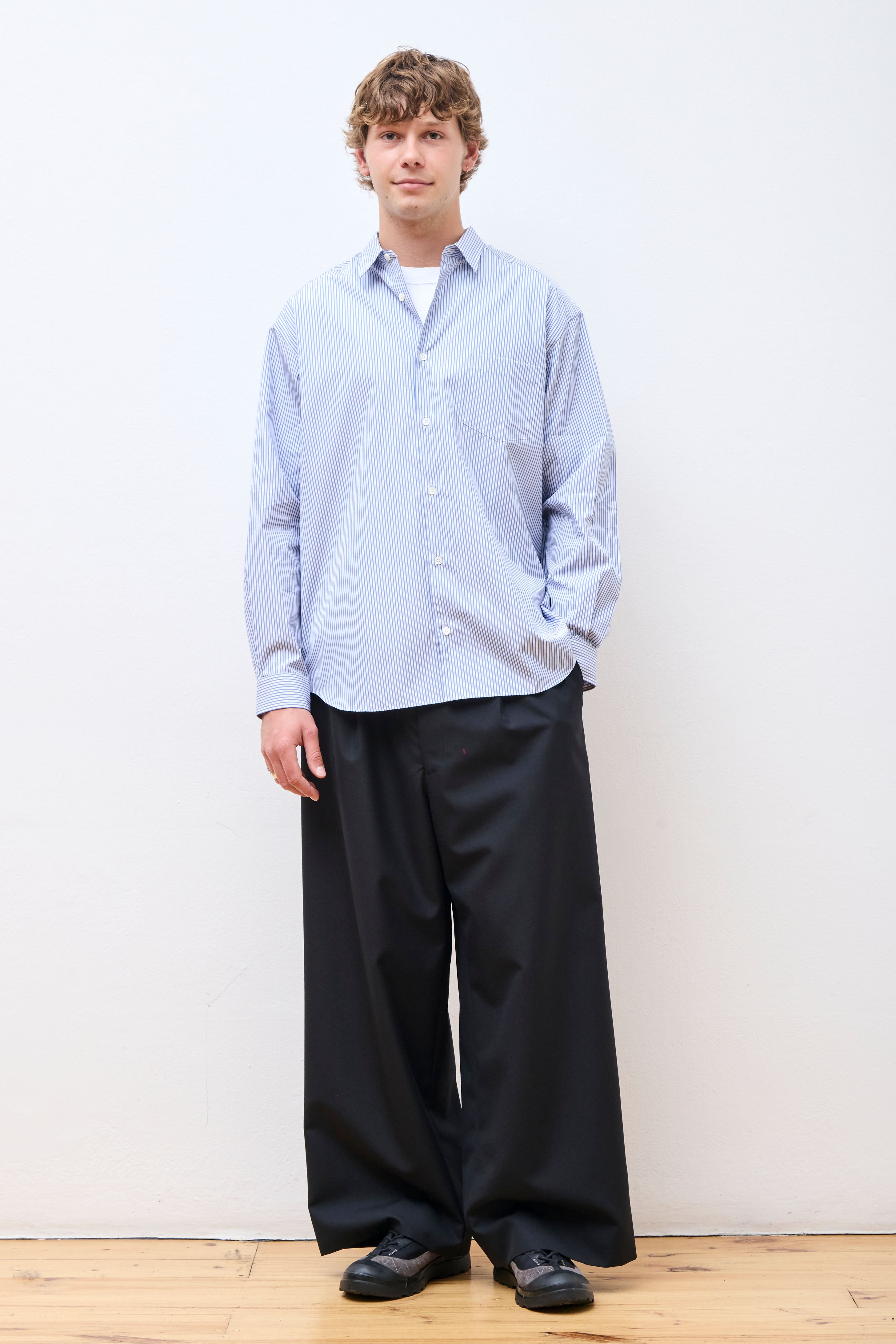 Wool Trousers Black