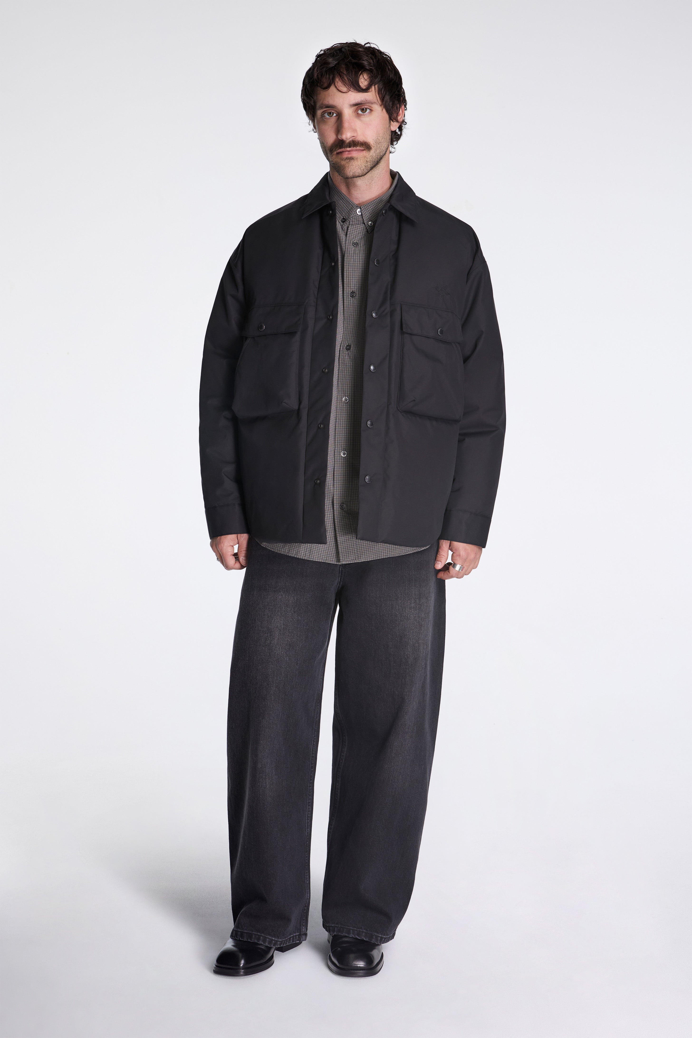 Goldwin Windstopper Double Layer Shirt Black