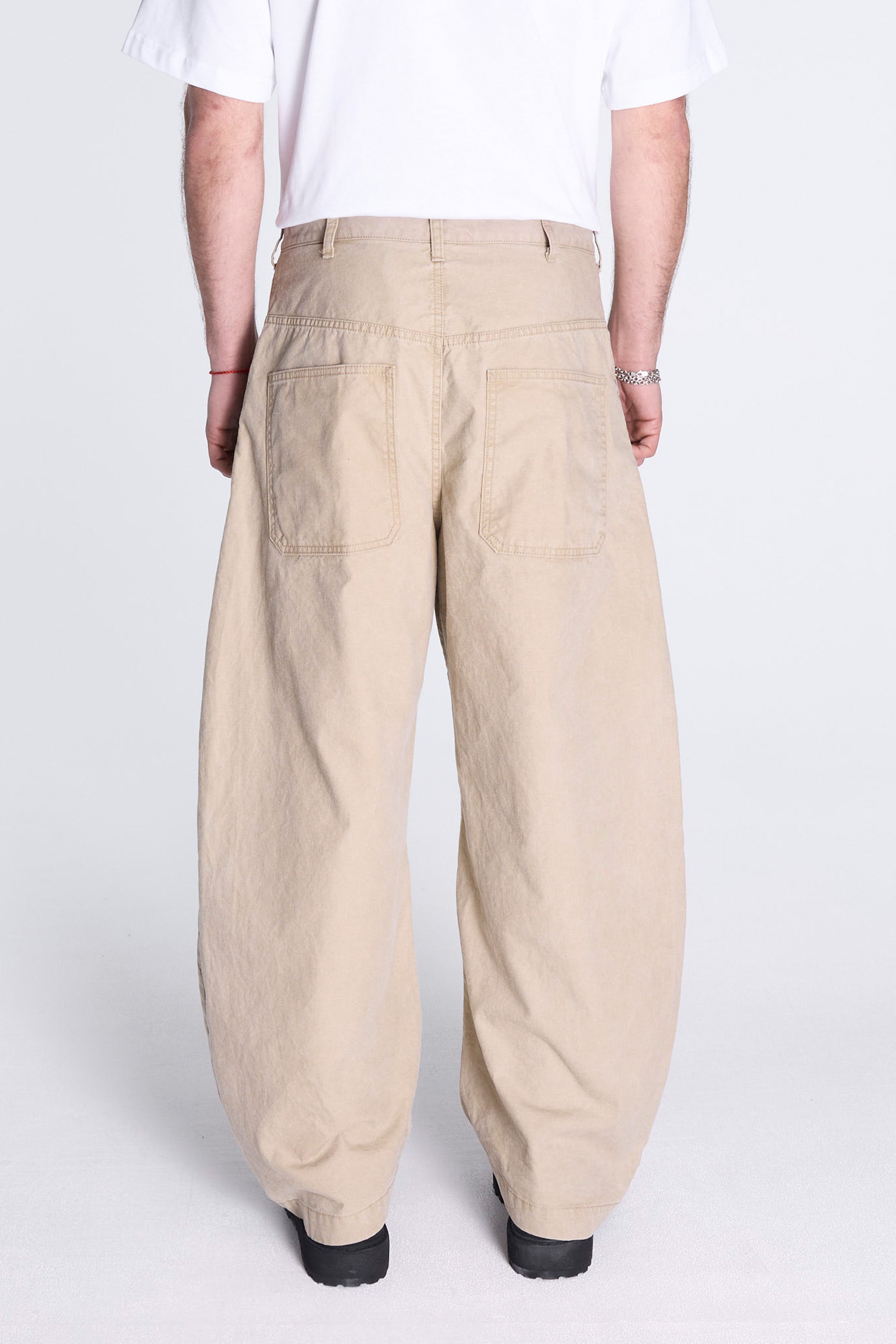Garmet Dyed Cotton Oxford Pant Beige