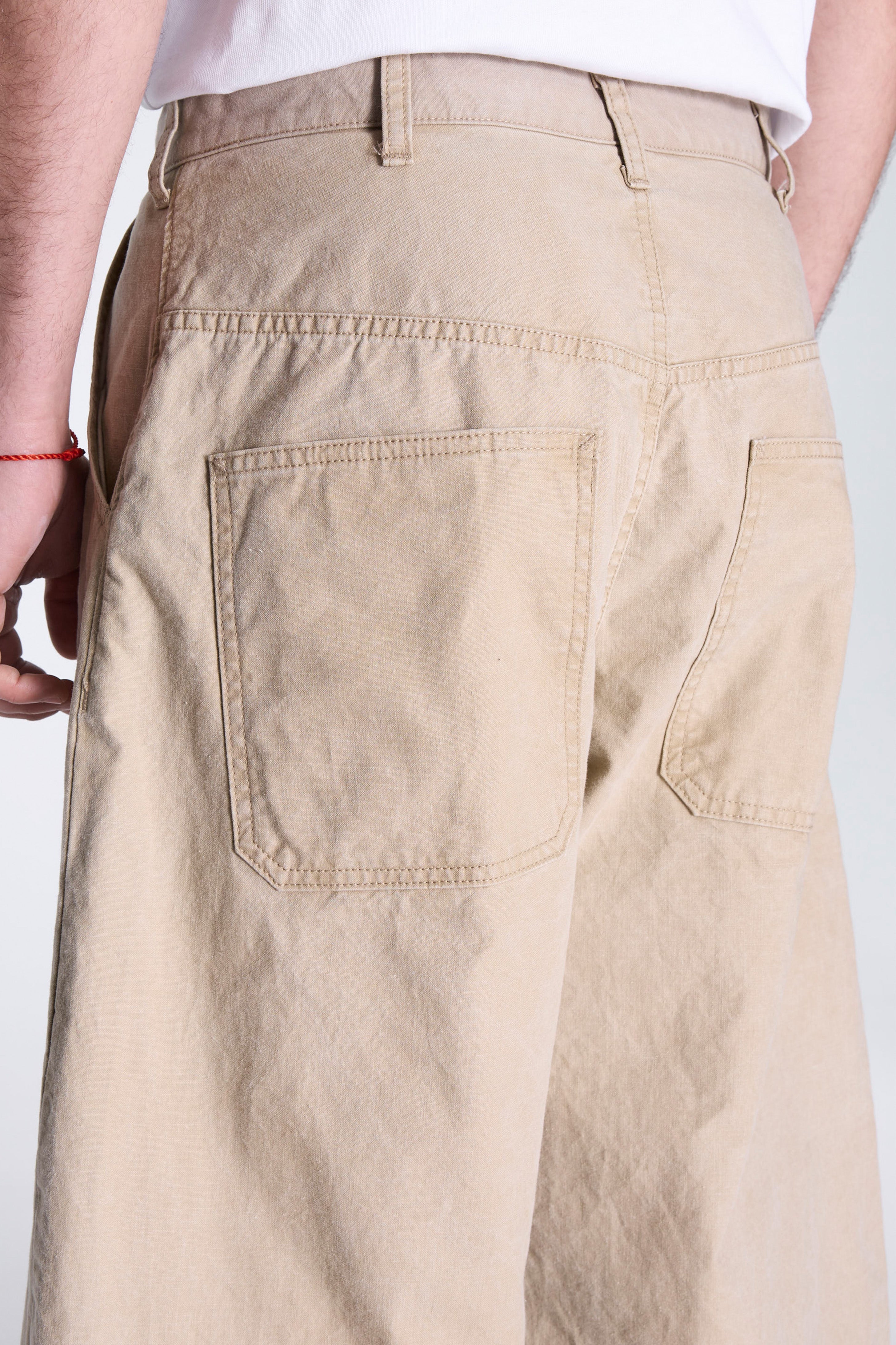 Garmet Dyed Cotton Oxford Pant Beige