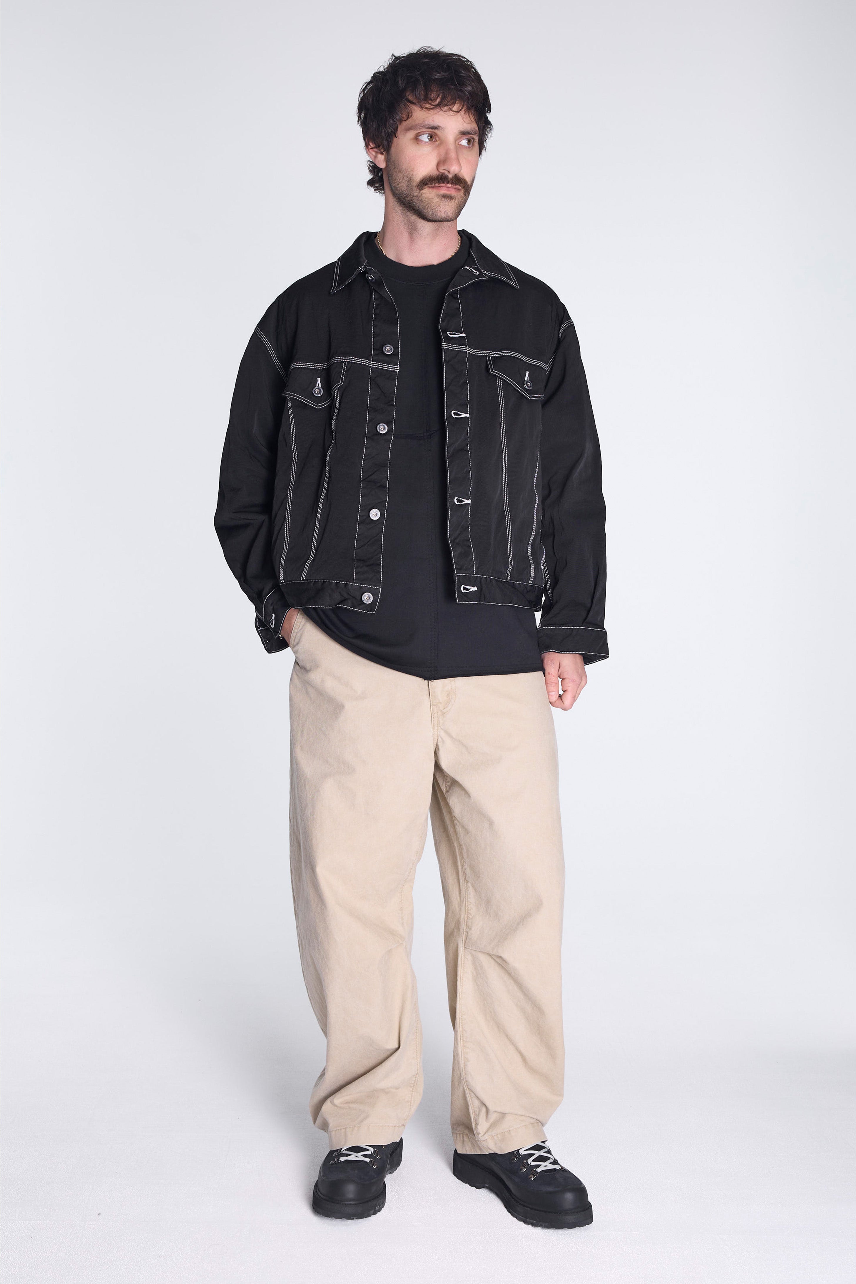 Garmet Dyed Cotton Oxford Pant Beige
