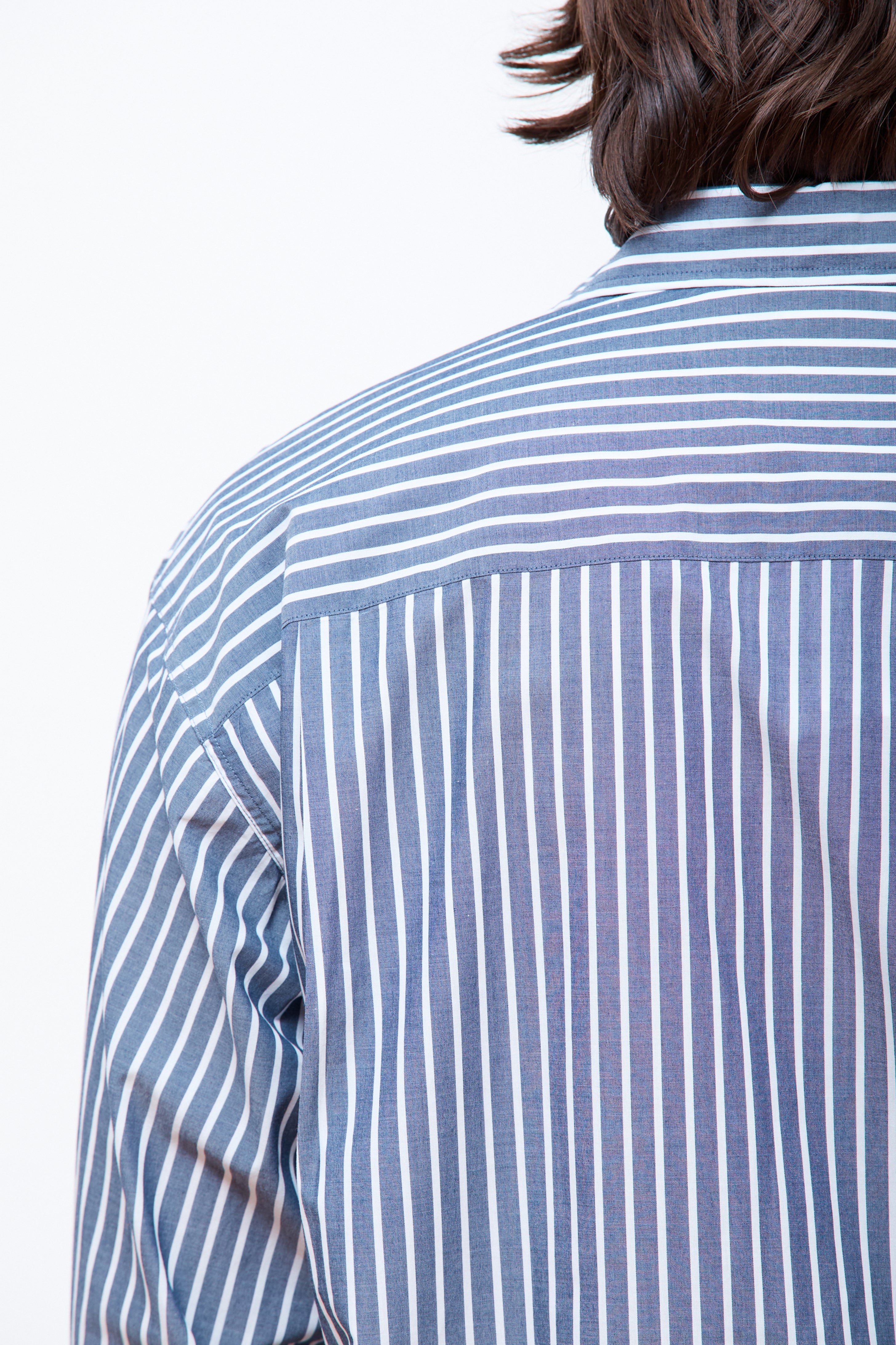 Work Shirt Navy/White Stripe