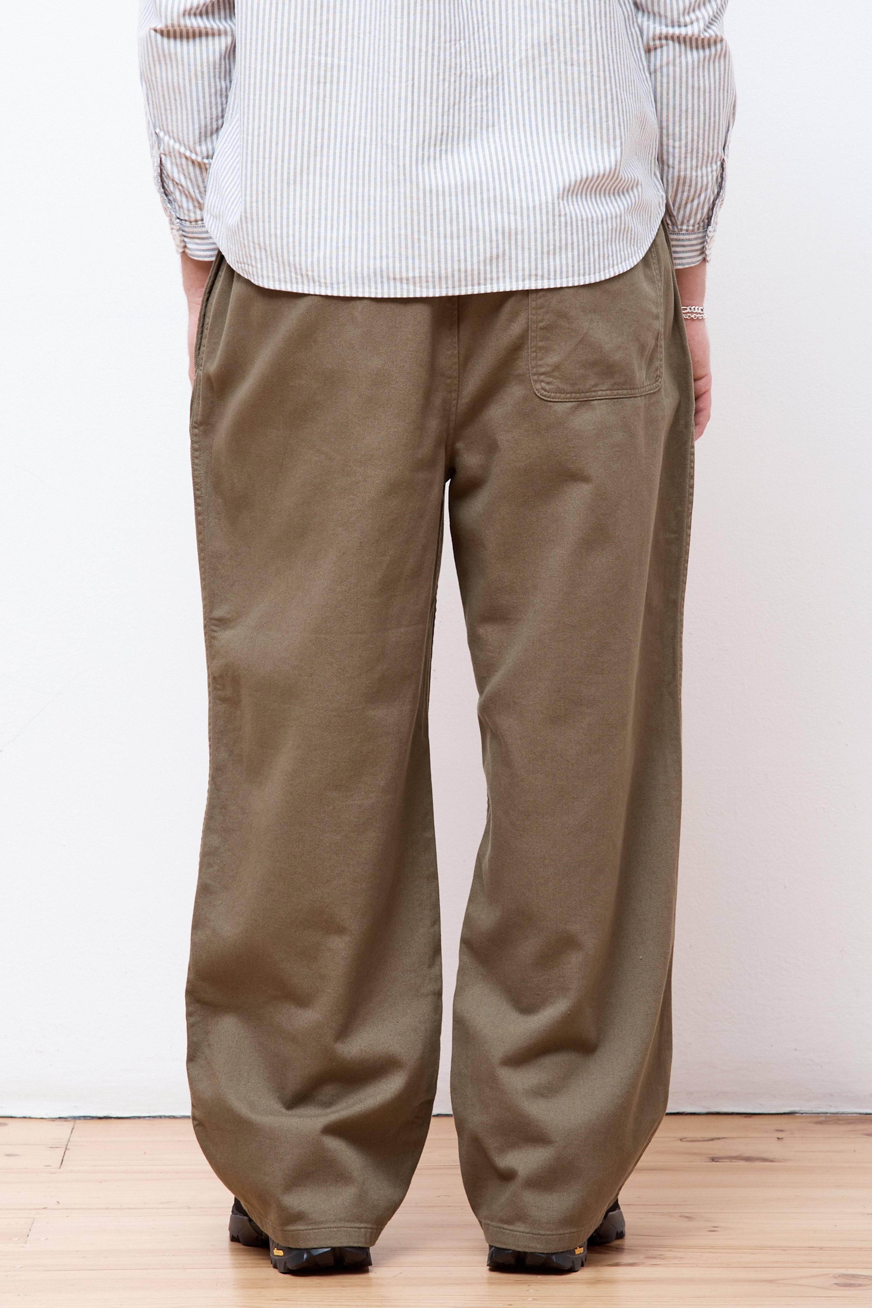 Easy Wide Pants Olive