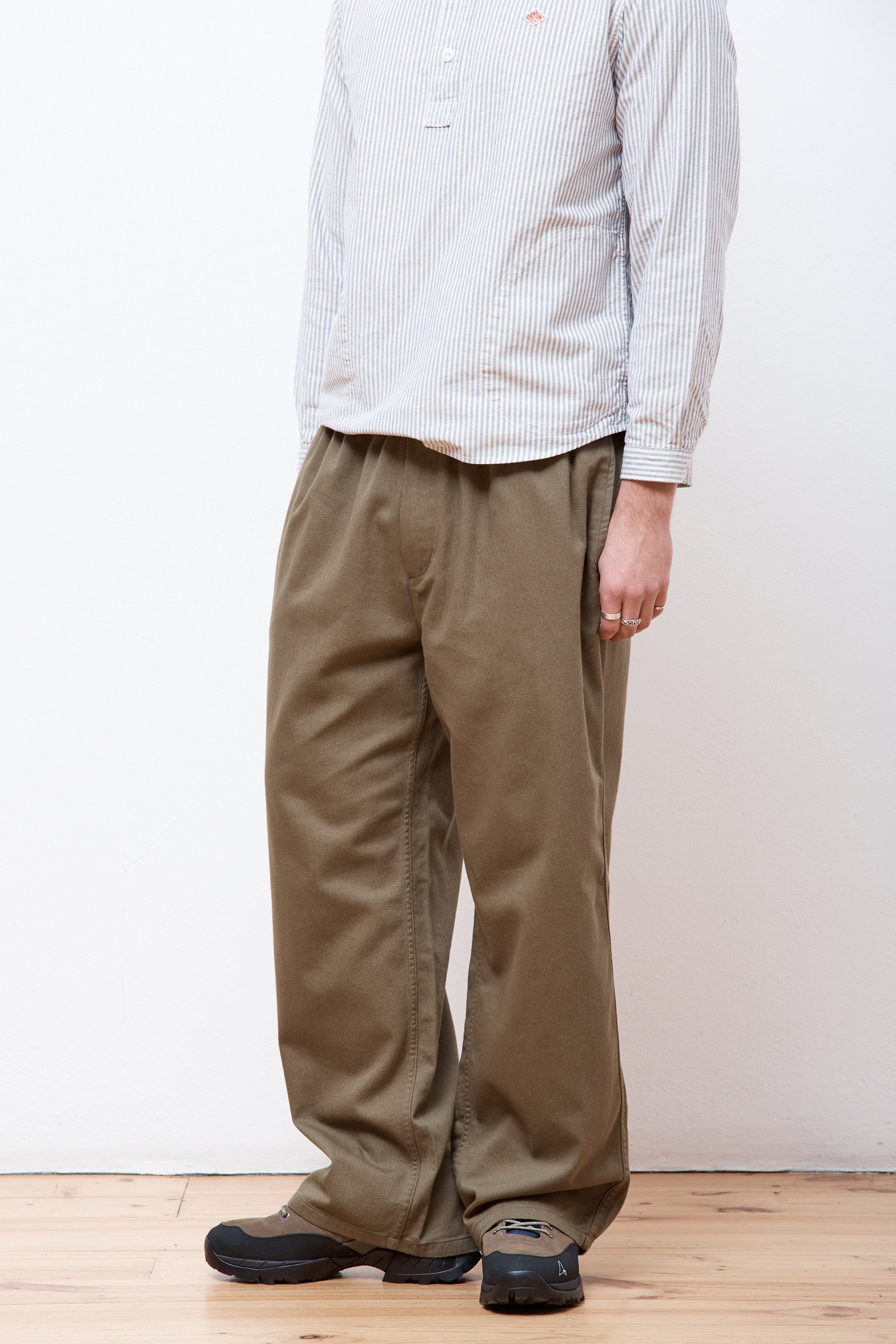 Easy Wide Pants Olive