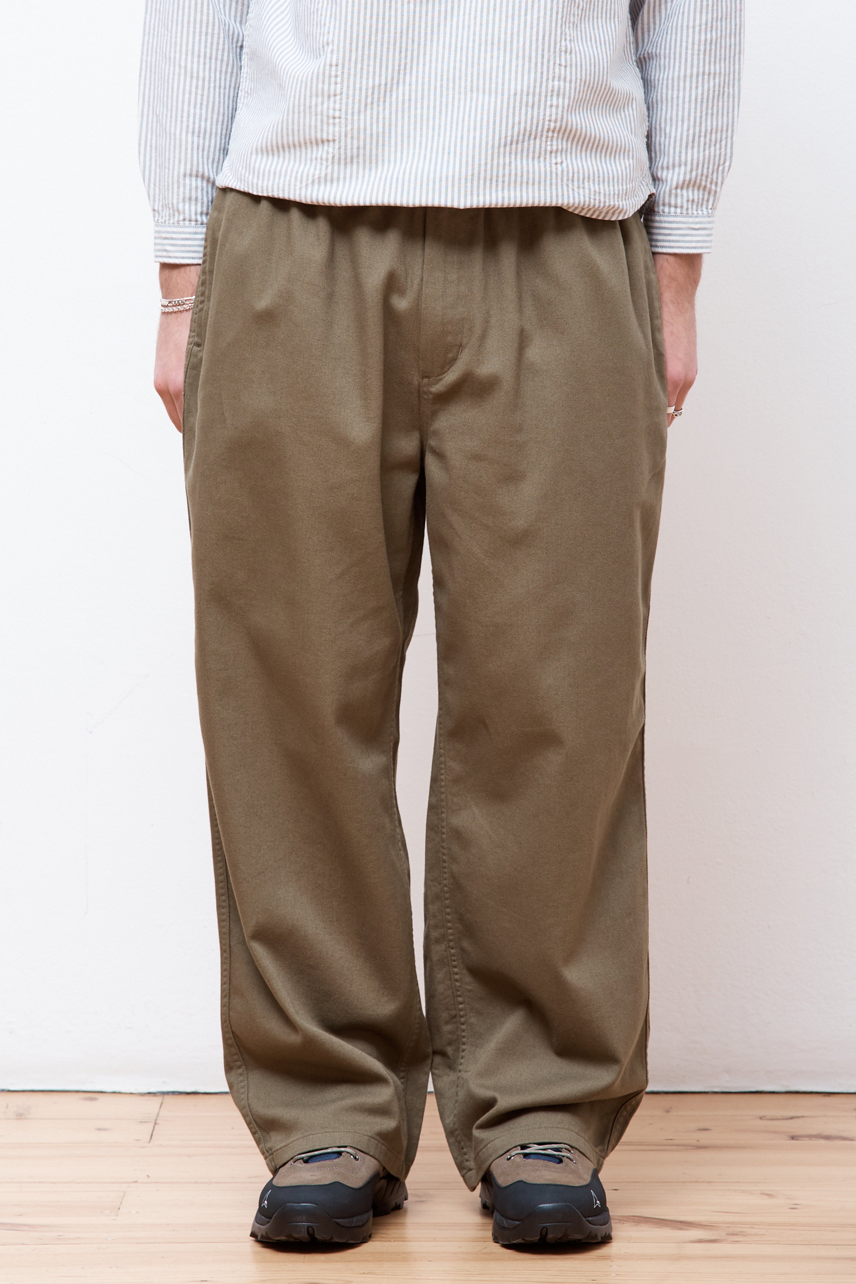 Easy Wide Pants Olive