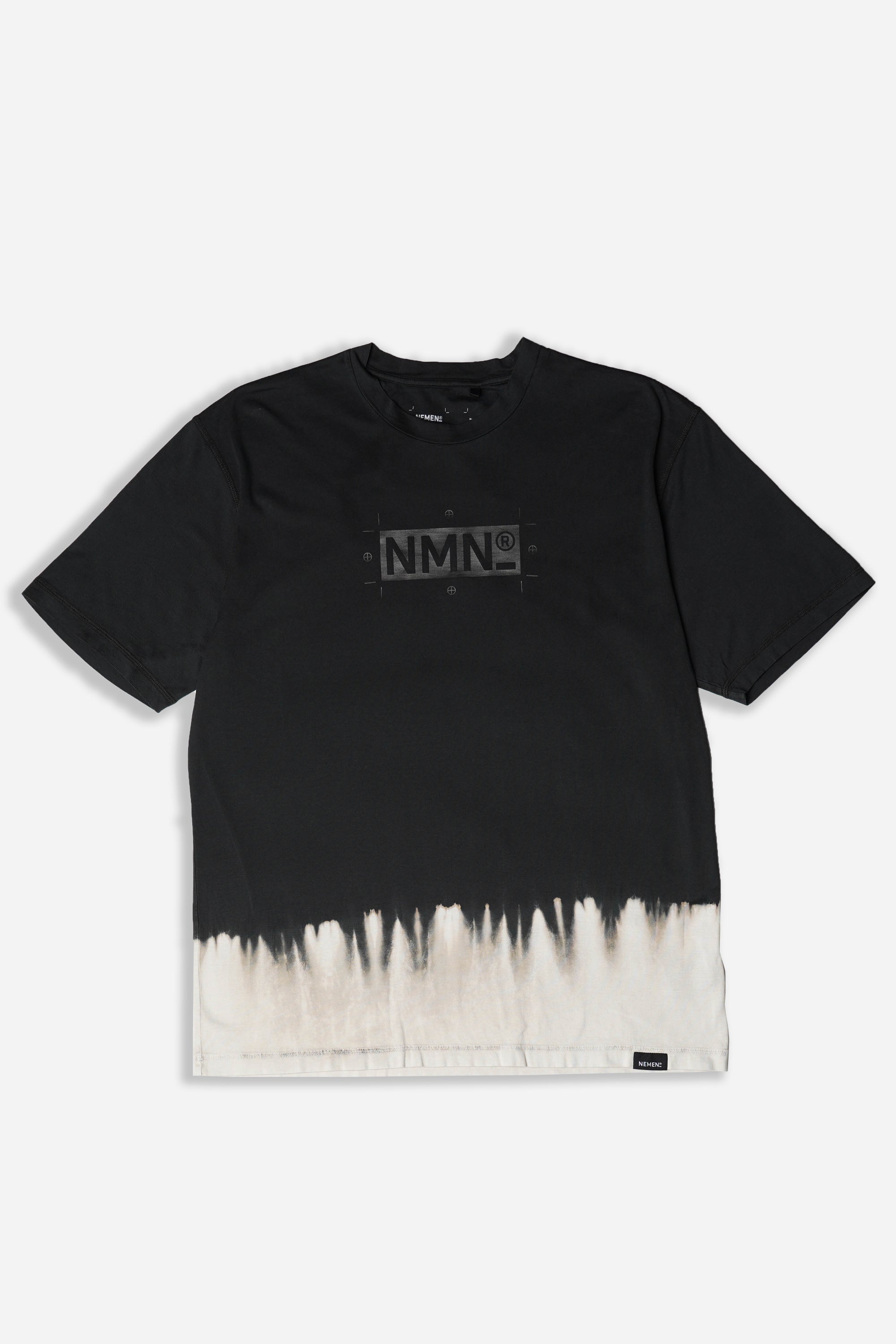 Logo Discharged T-Shirt Black