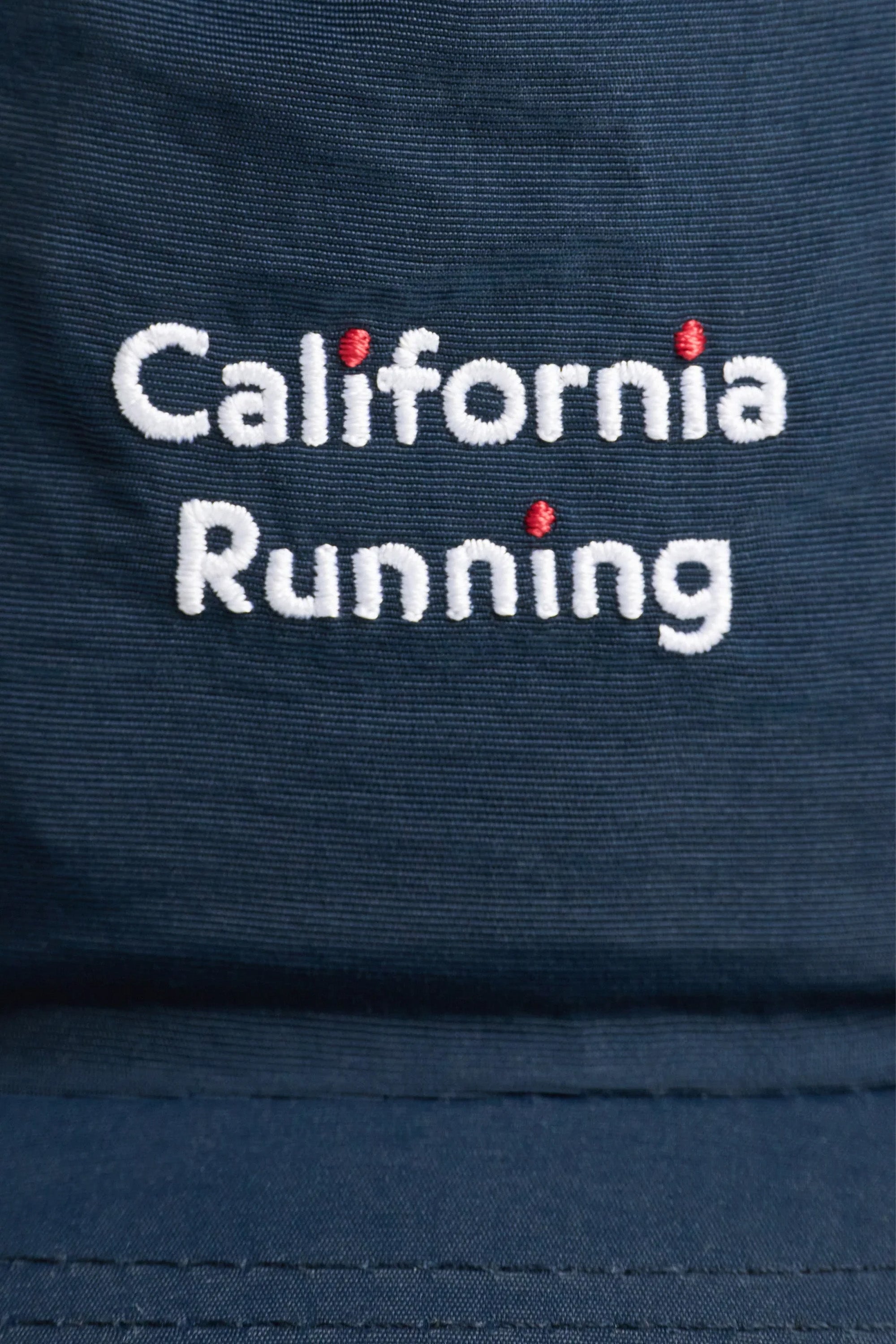 5 Panel Nylon Hat California Running Navy