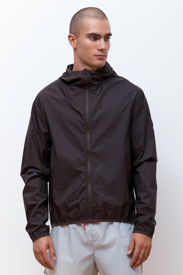 Ultralight Packable DWR Wind Jacket Cacao