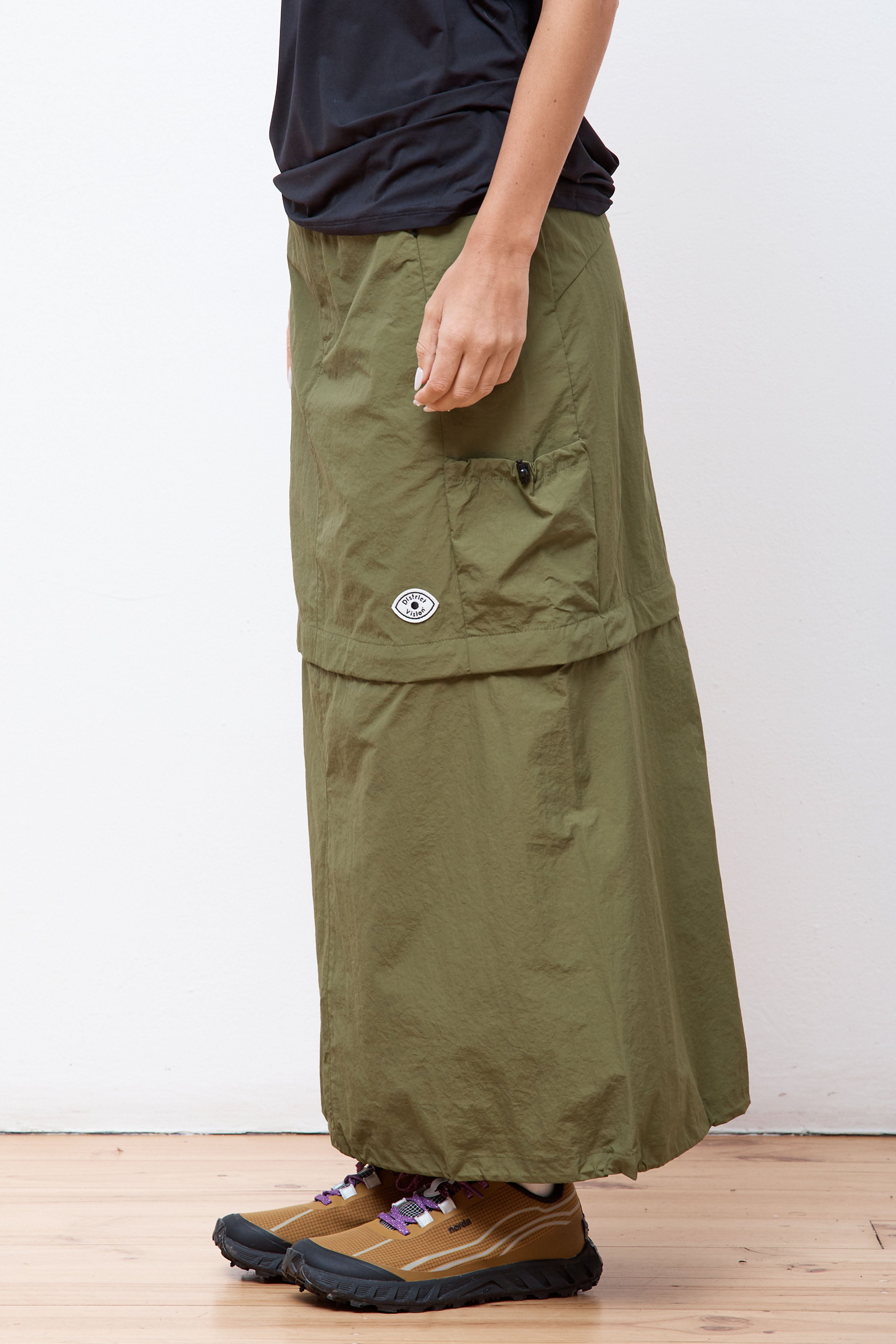 Single Layer Cargo Skirt Lichen