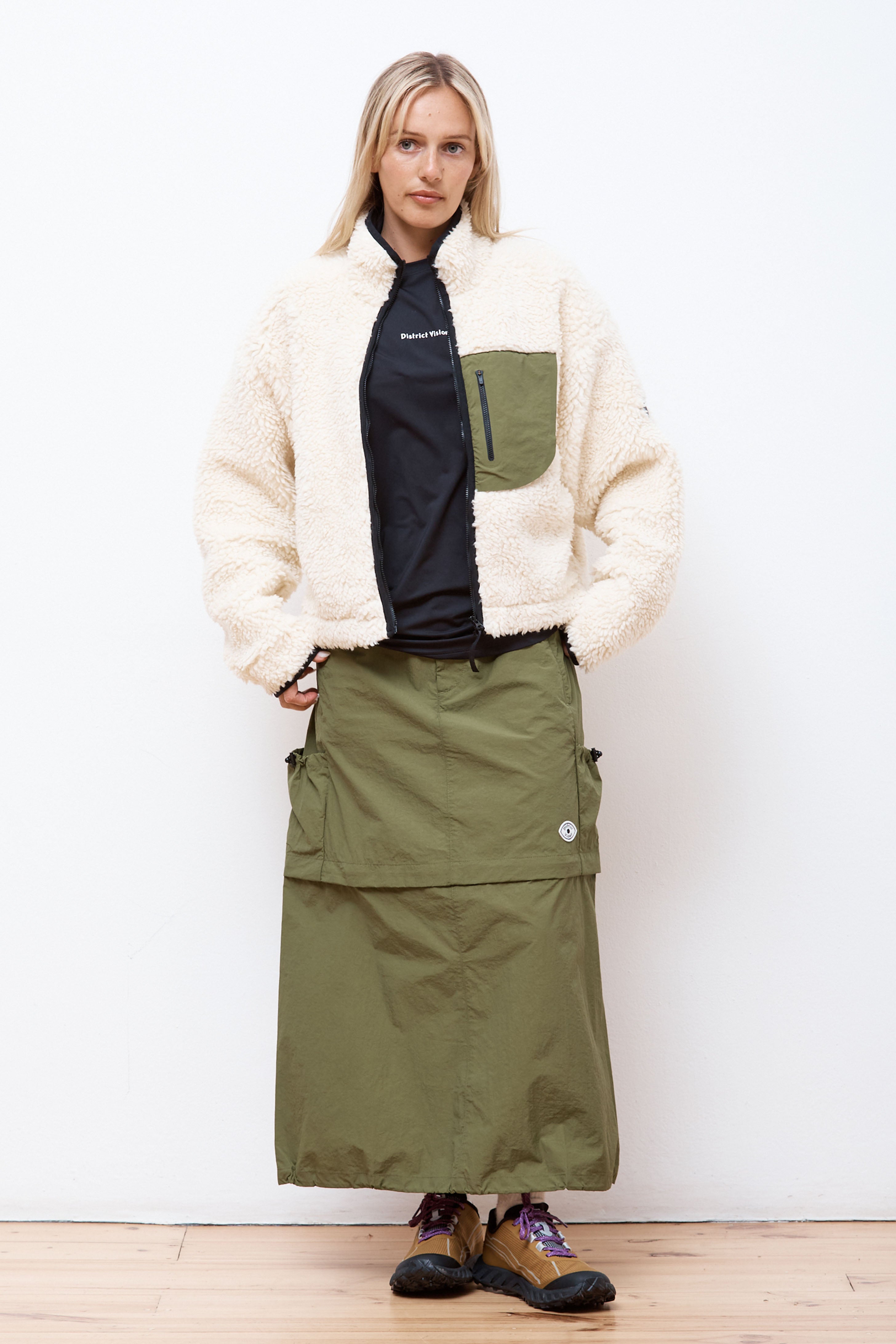 Heavyweight Cropped Pile Fleece Natural