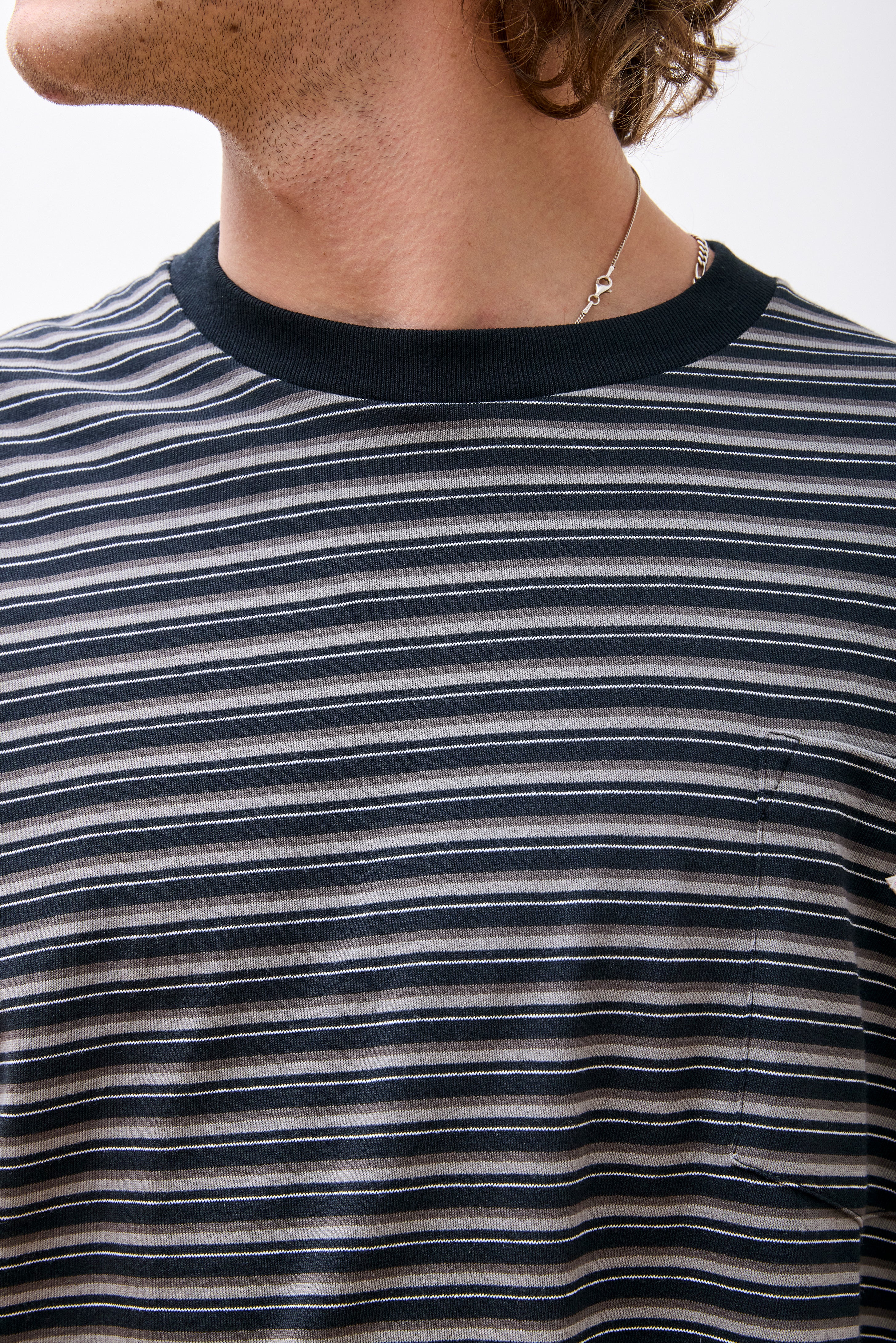 Big T-Shirt Black/Dk.Grey Multi