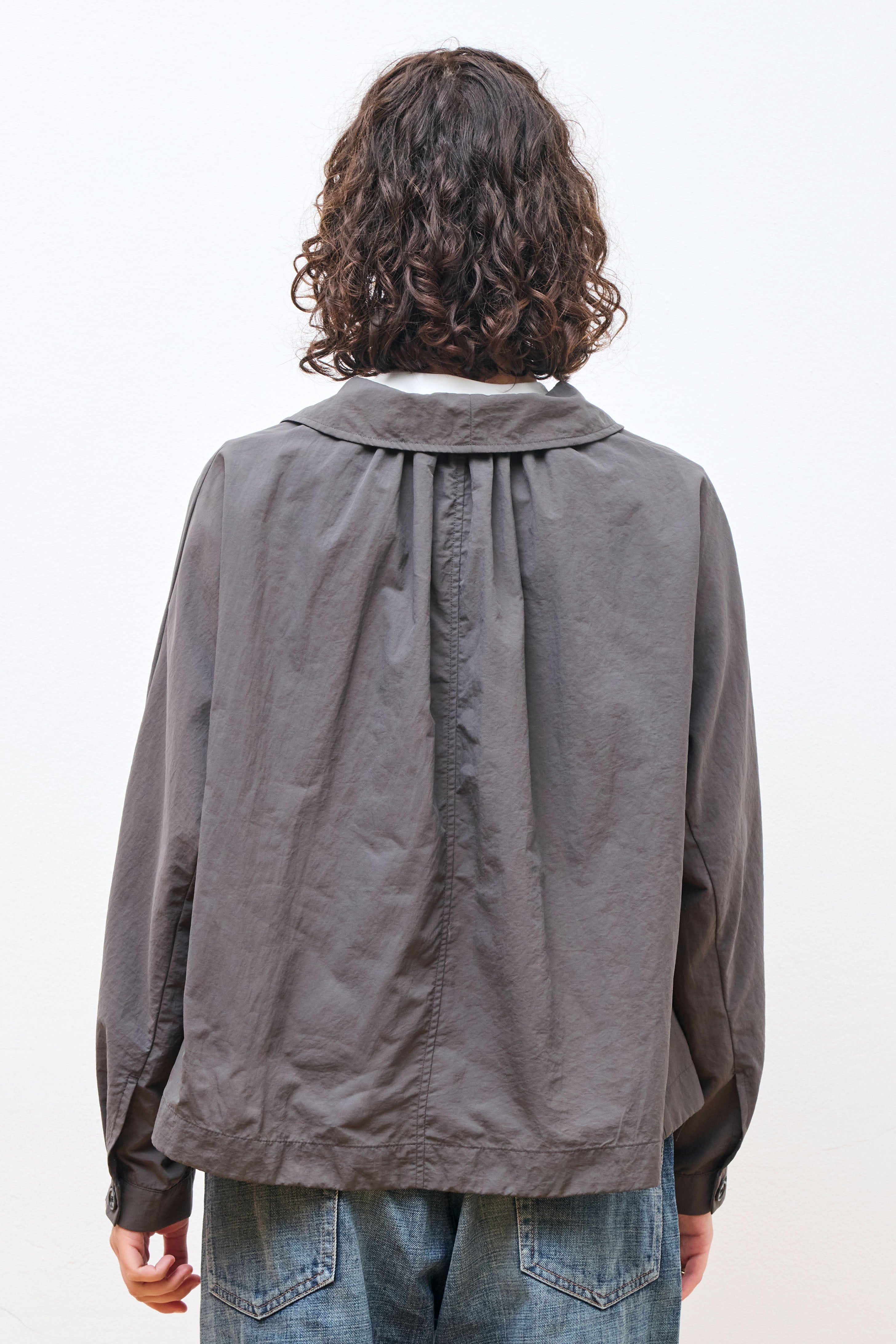 Dolman Sleeve Jacket Charcoal