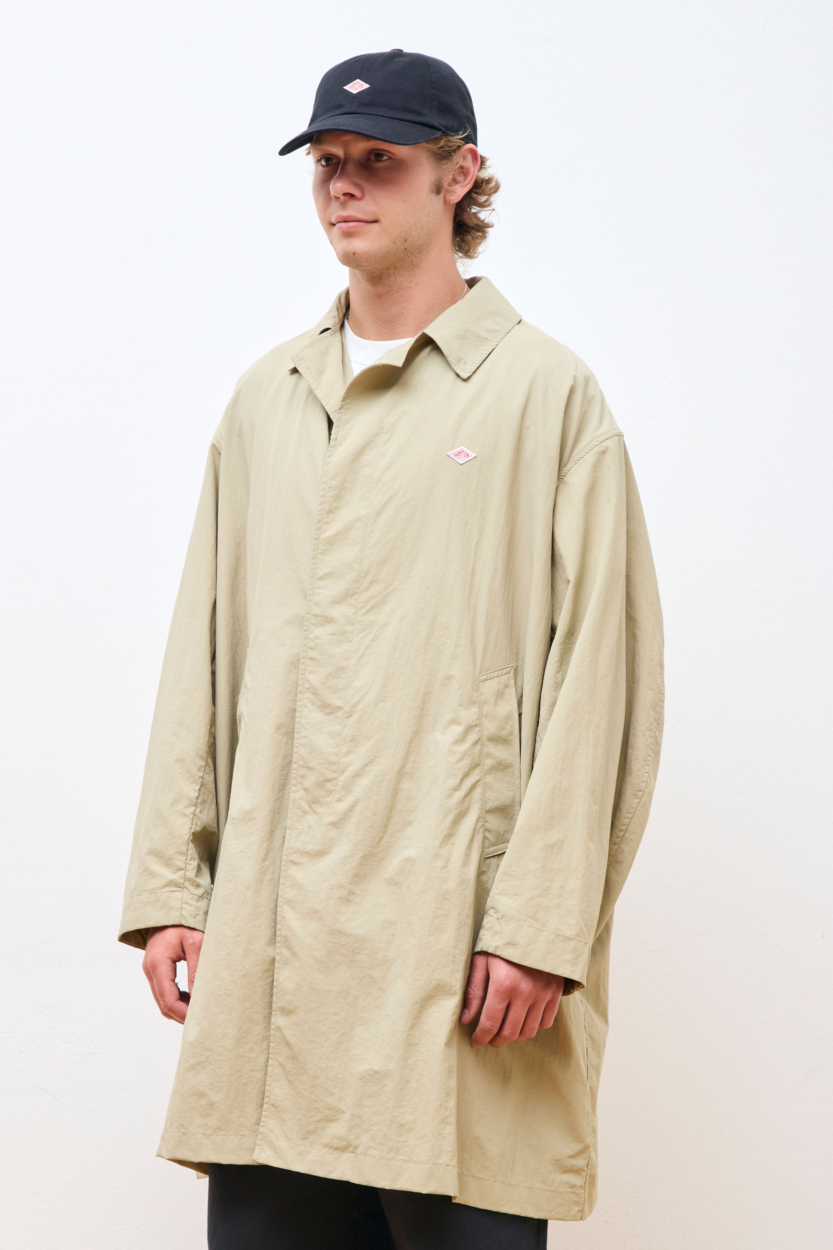 Nylon Coat Beige