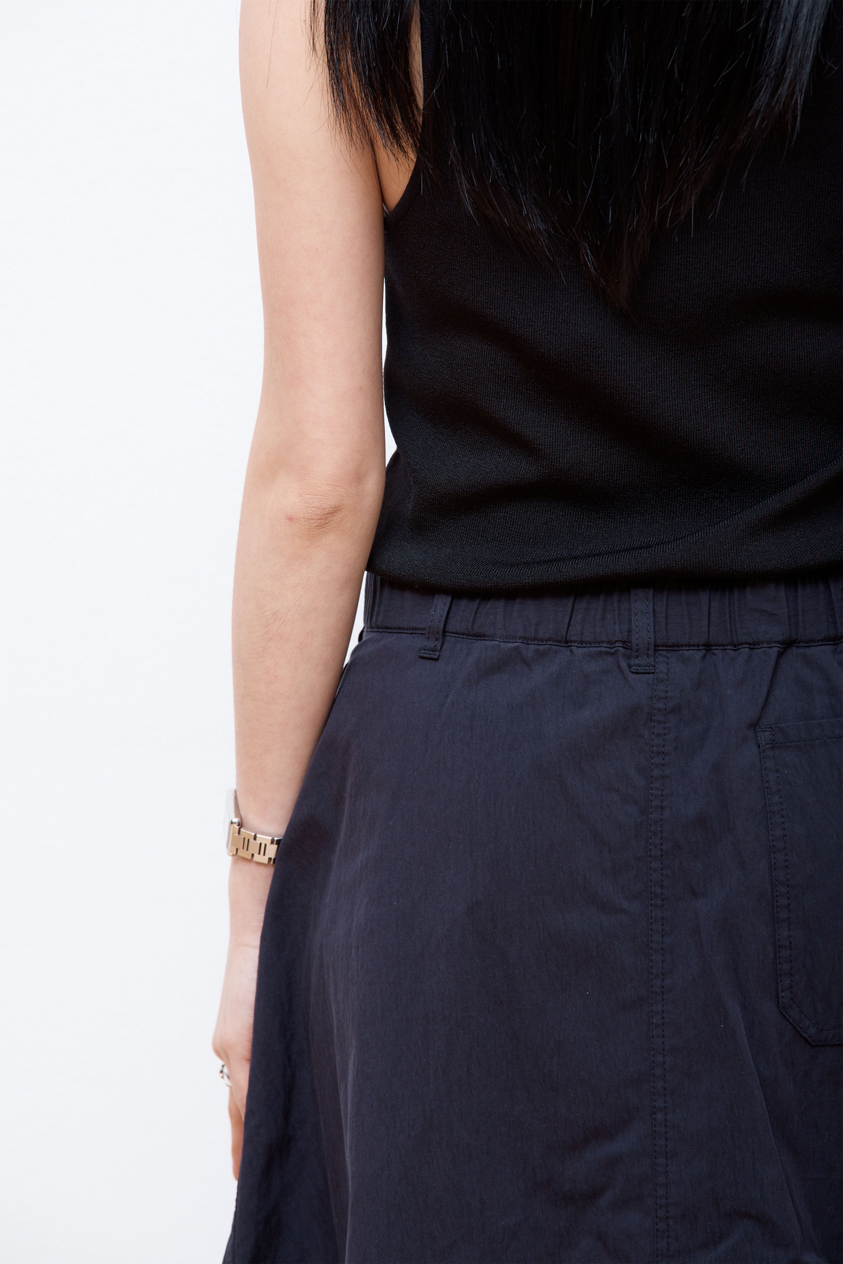 2 Tuck Skirt Navy