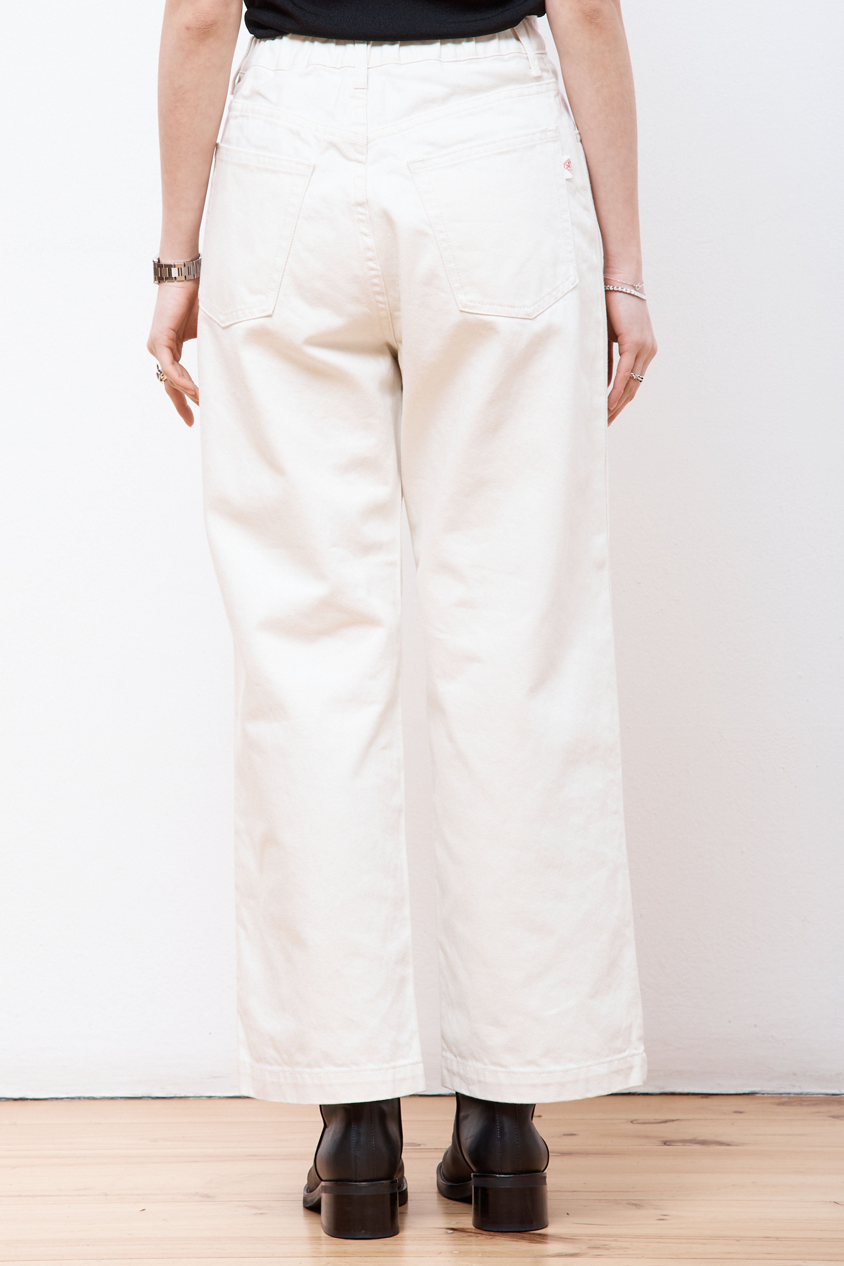 Tuck Easy 5PK Pants Ivory