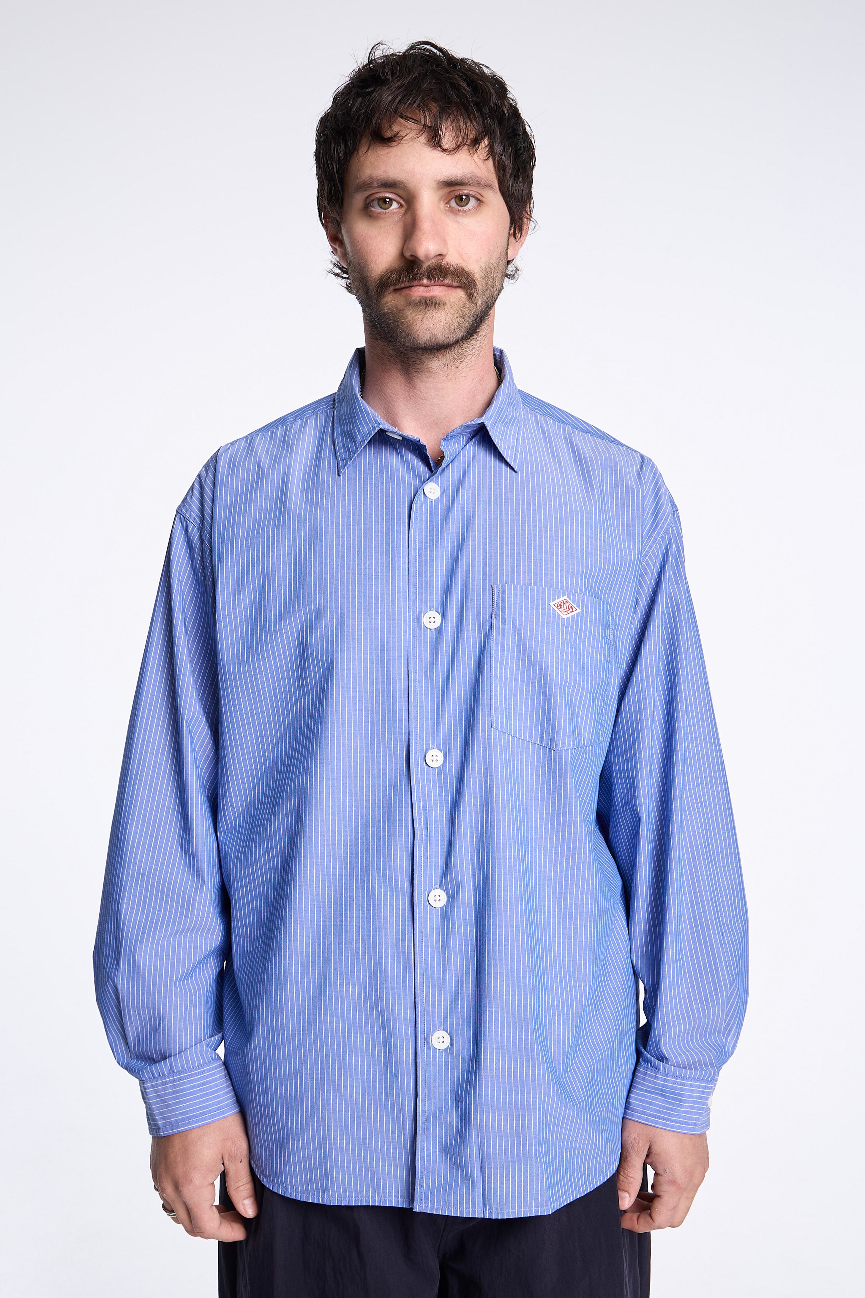 Work Shirt Blue/White Stripe