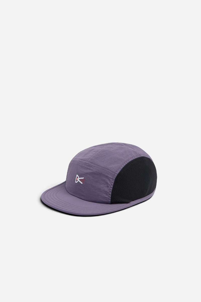 Nylon Paneled Mesh Hat Lavender