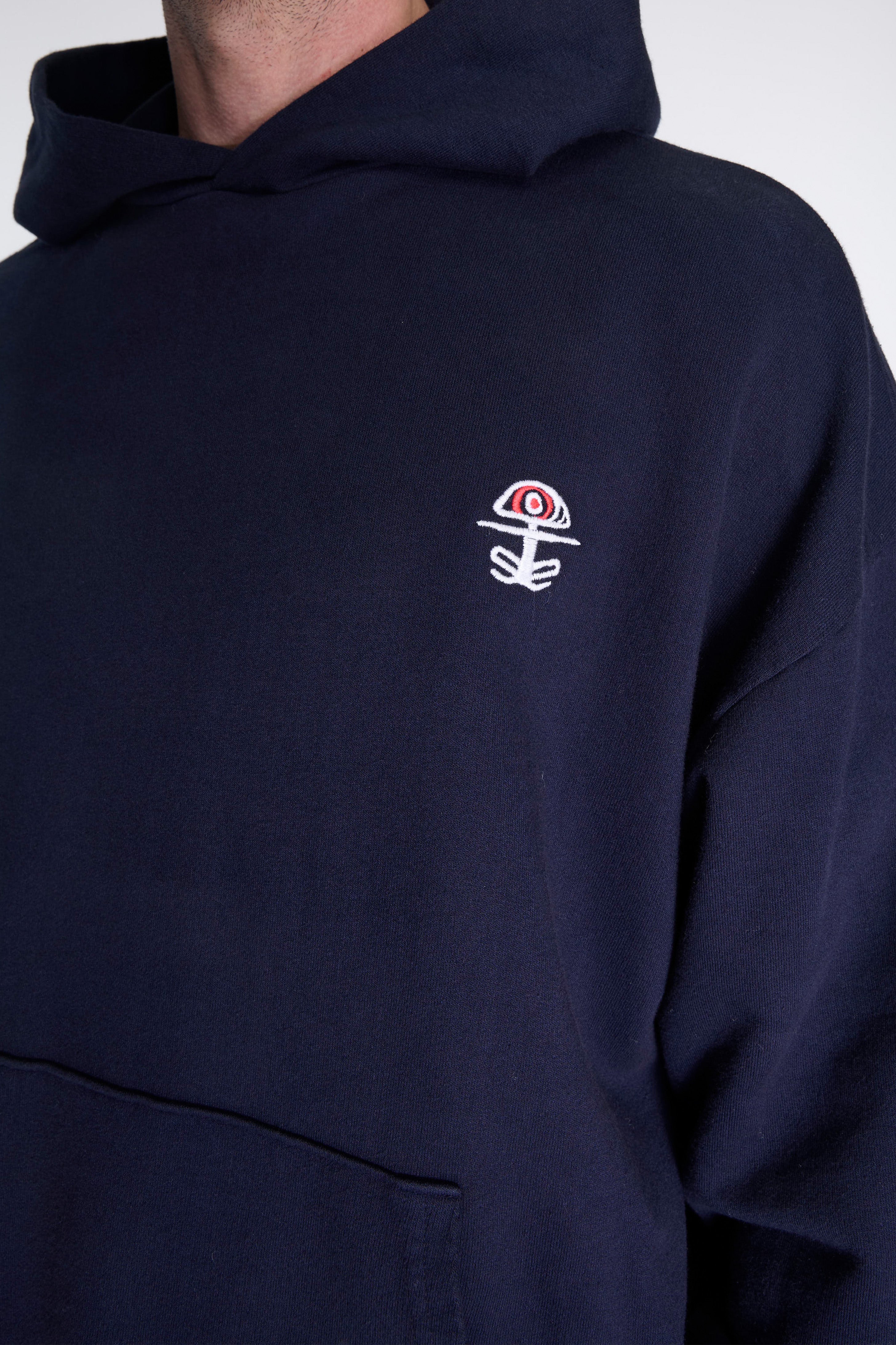 California Cotton Hoodie Chakra Navy