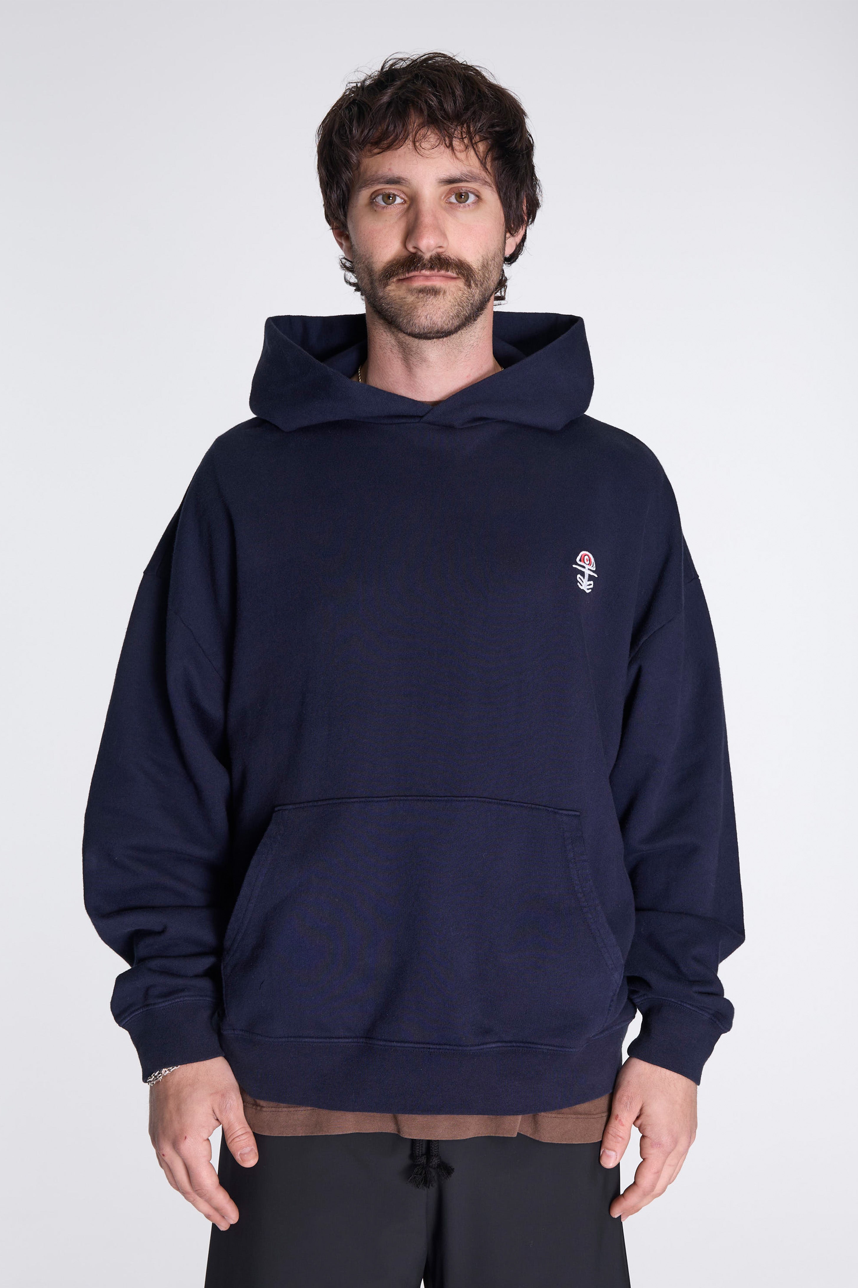 California Cotton Hoodie Chakra Navy