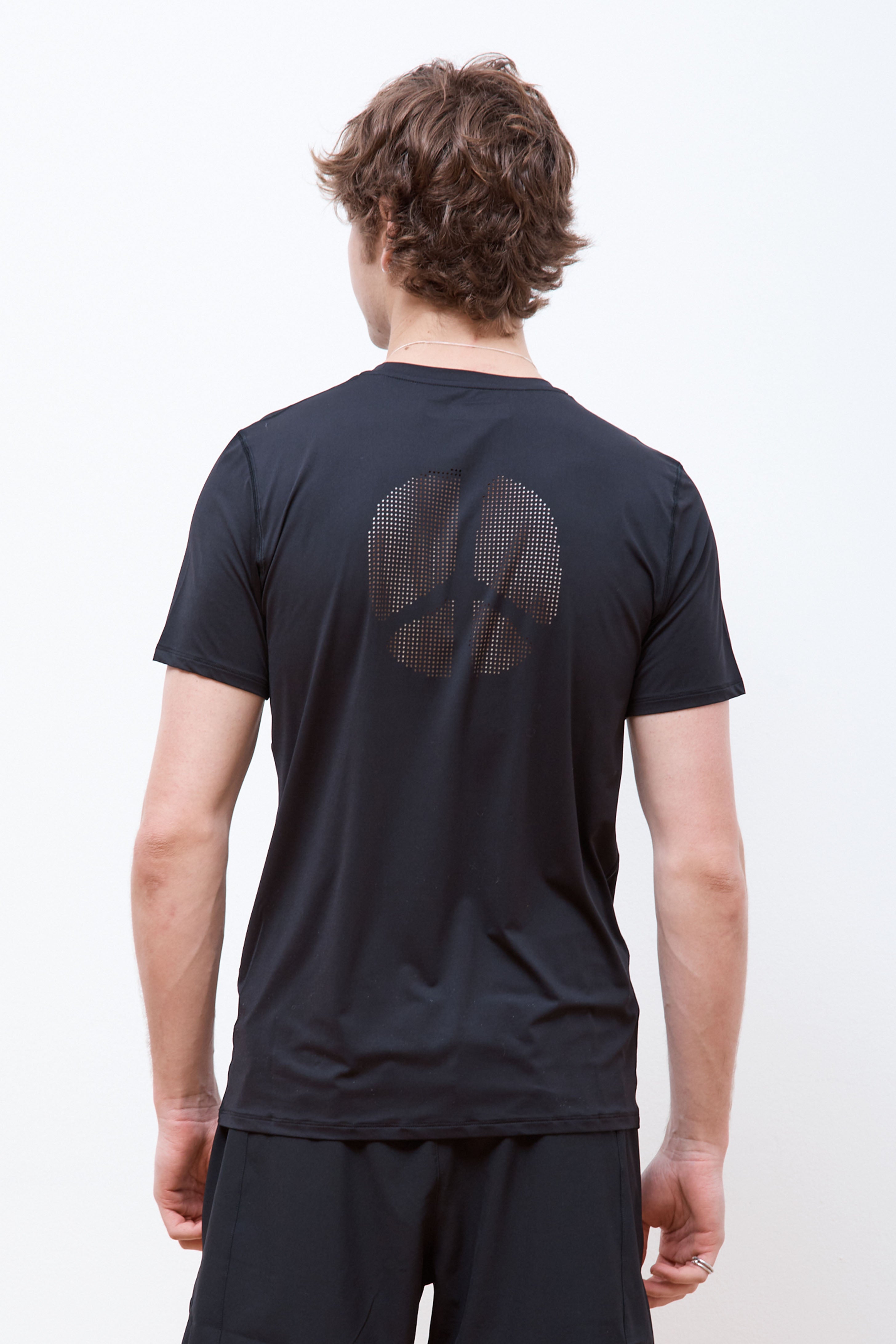 Ultralight Aloe Short Sleeve Tee Black Wordmark