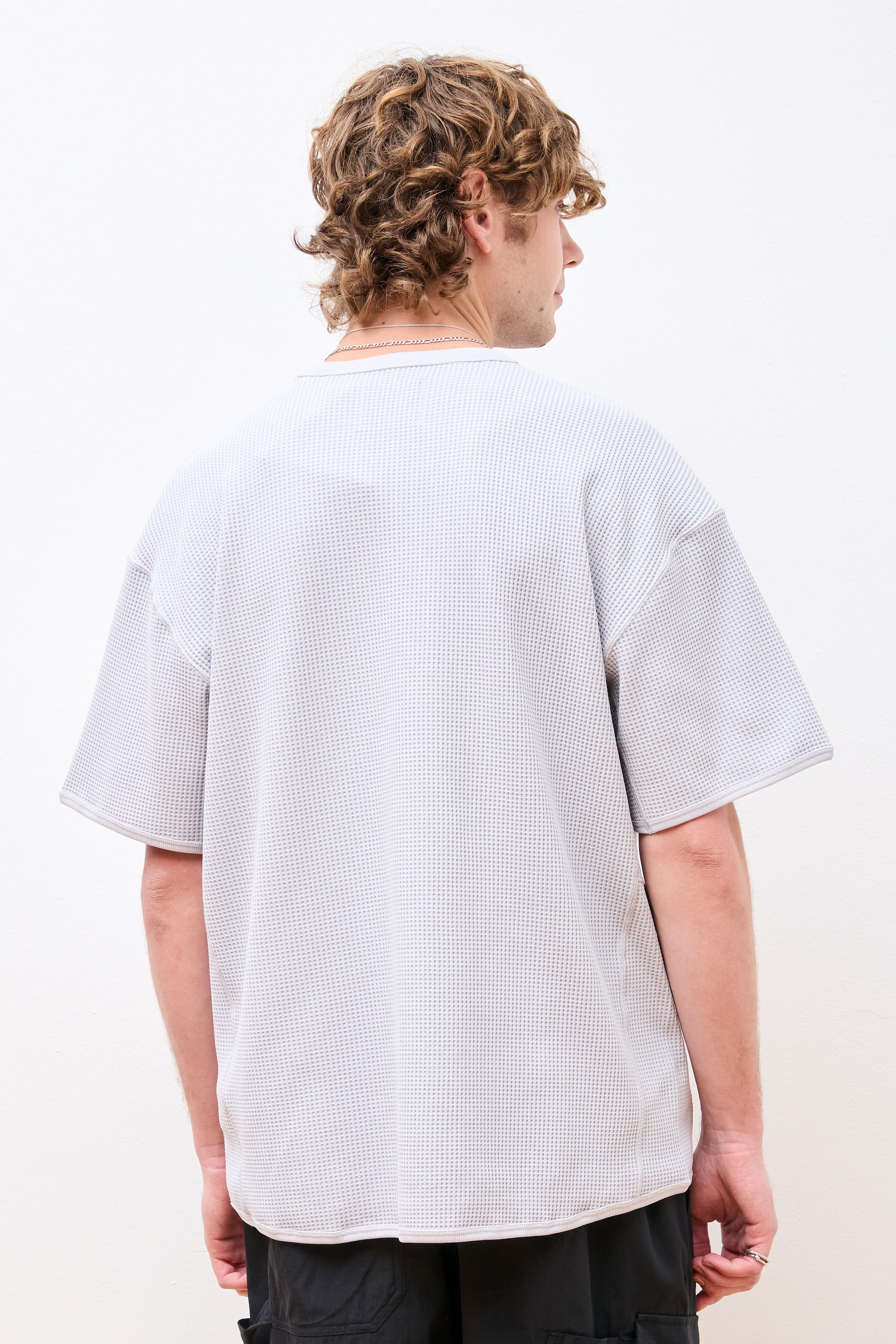 Dry Waffle T-Shirt Light Grey