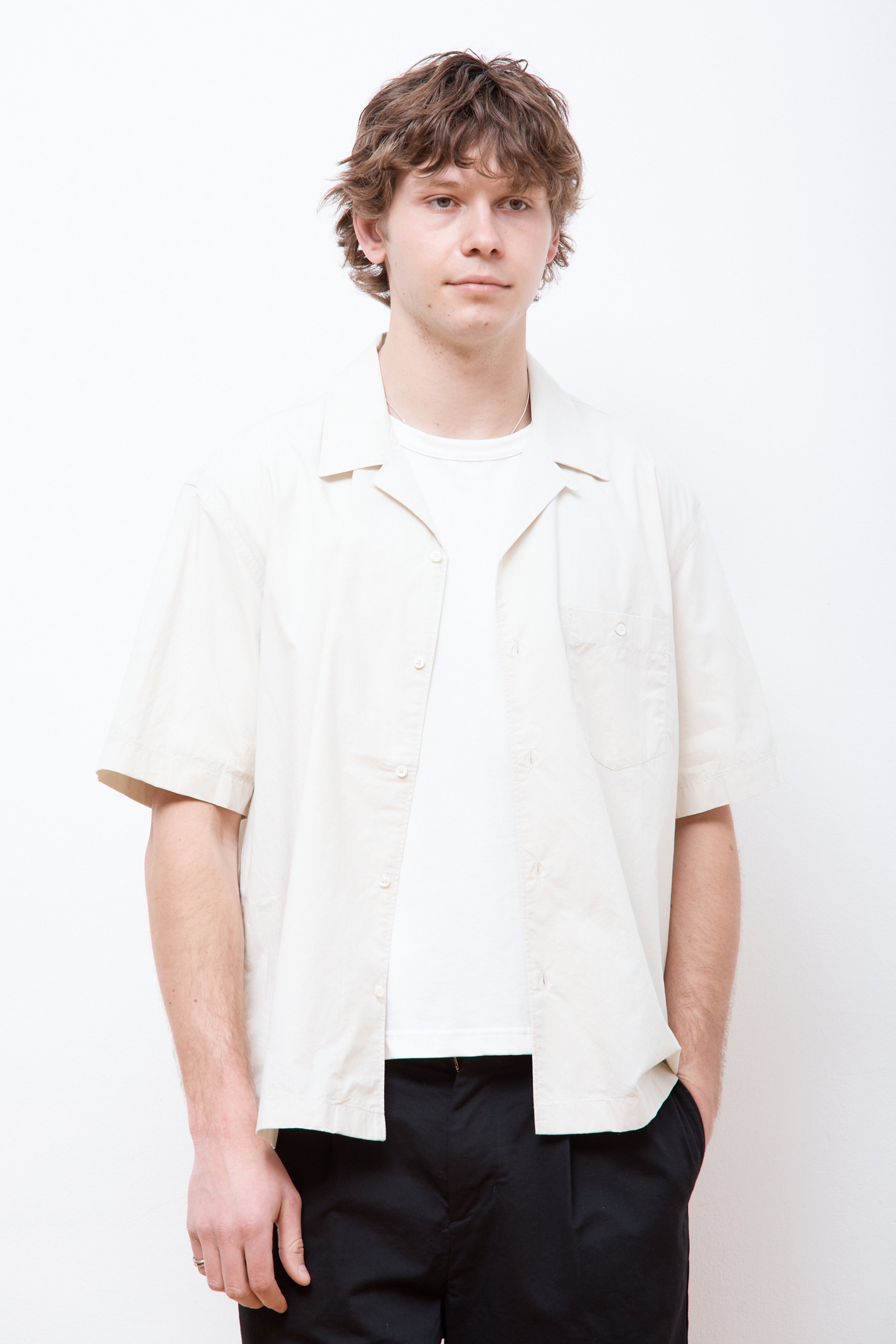 Relax Half Shirt Dusty Beige