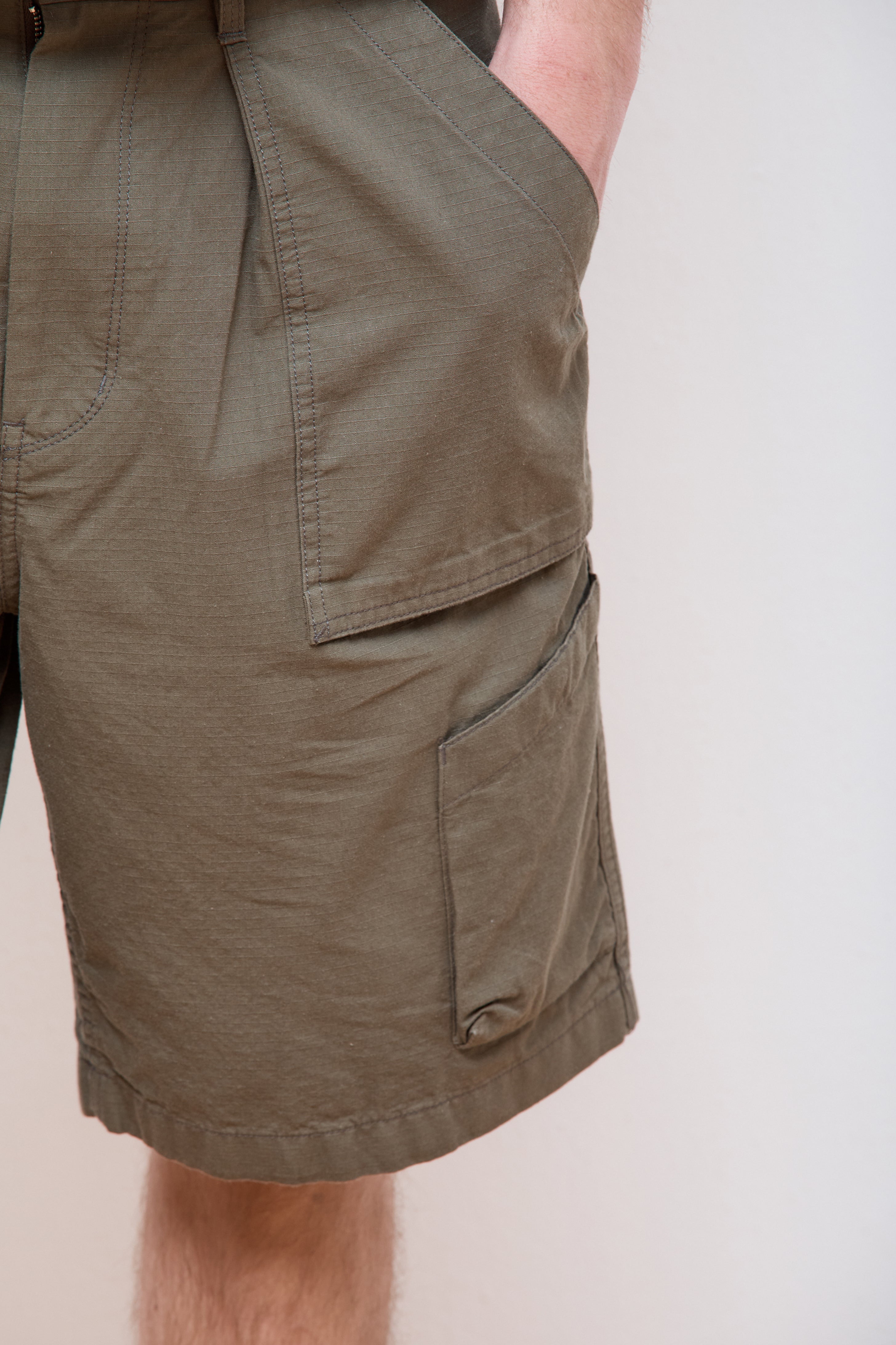 Fatigue Shorts Olive Ripstop