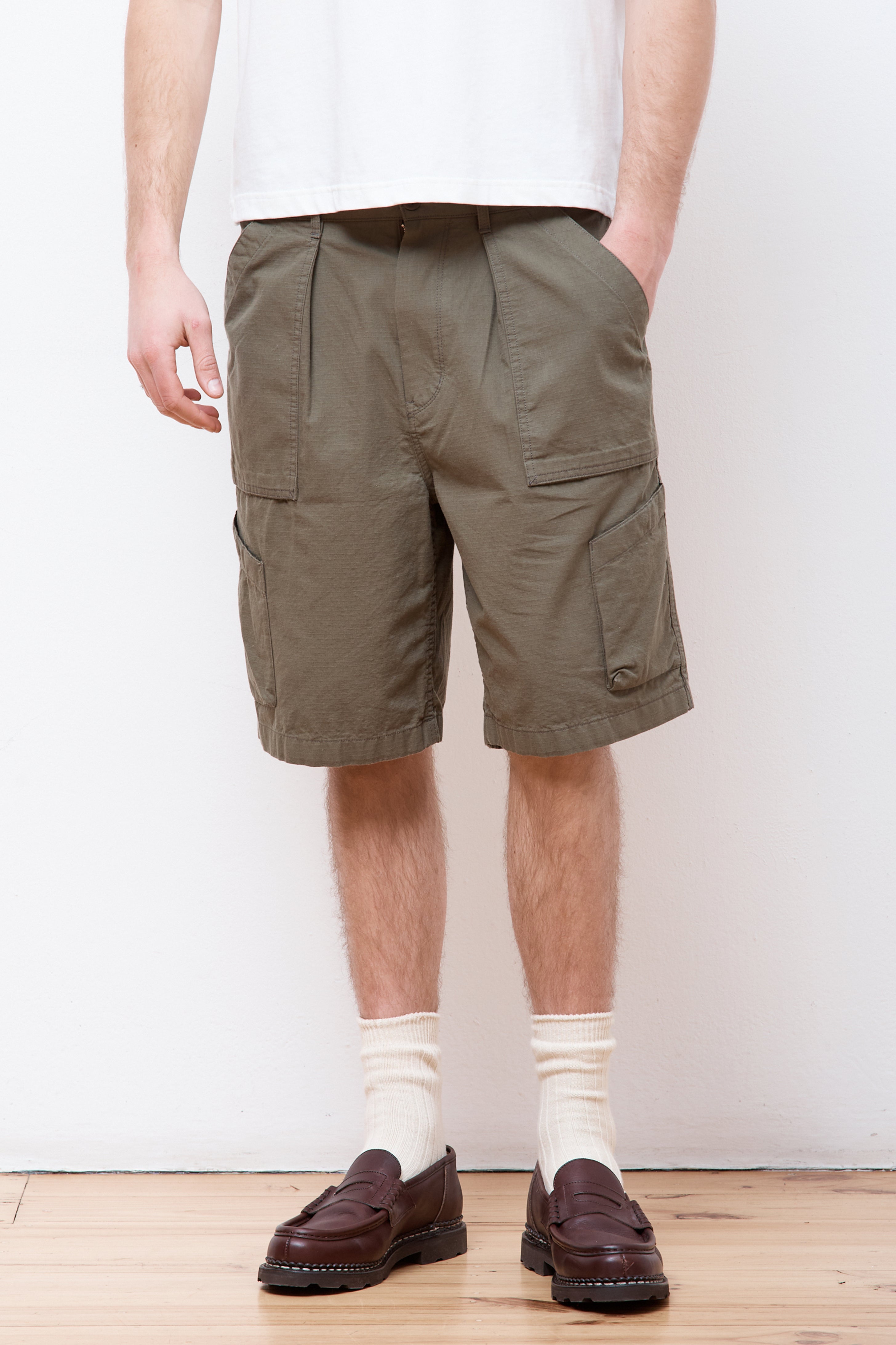 Fatigue Shorts Olive Ripstop