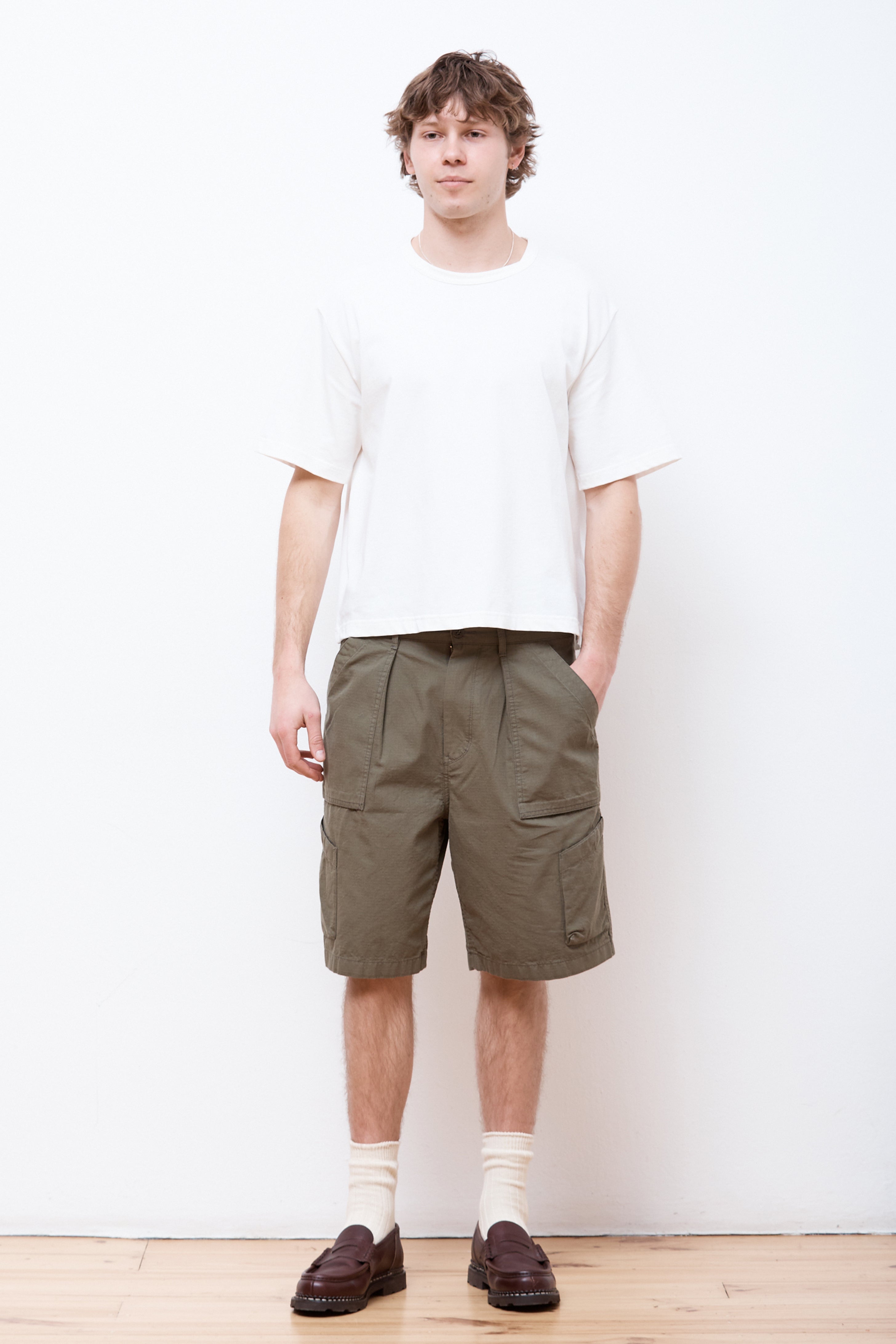 Eastlouge Permanent Fatigue Shorts Olive Ripstop