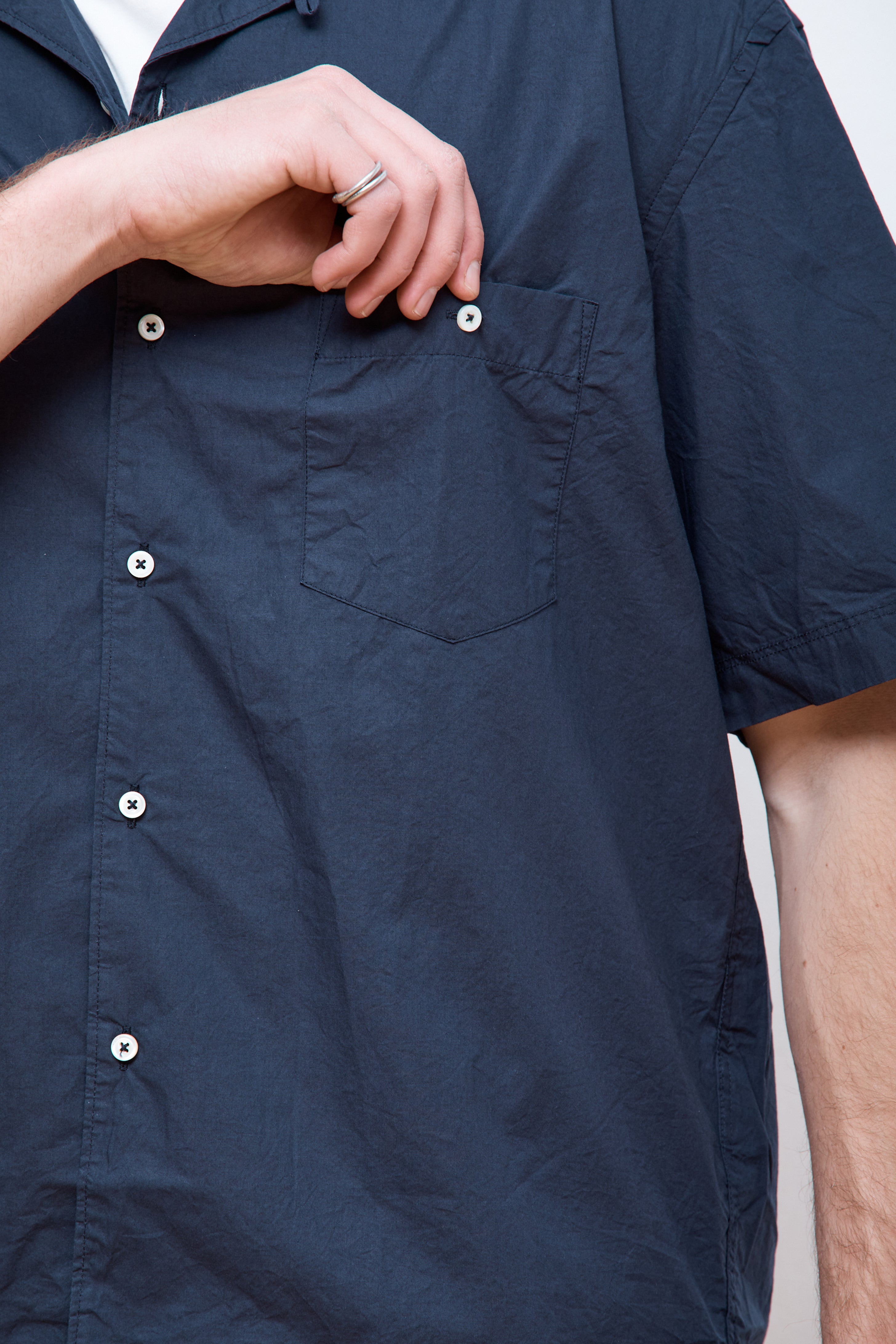 Relax Half Shirt Navy