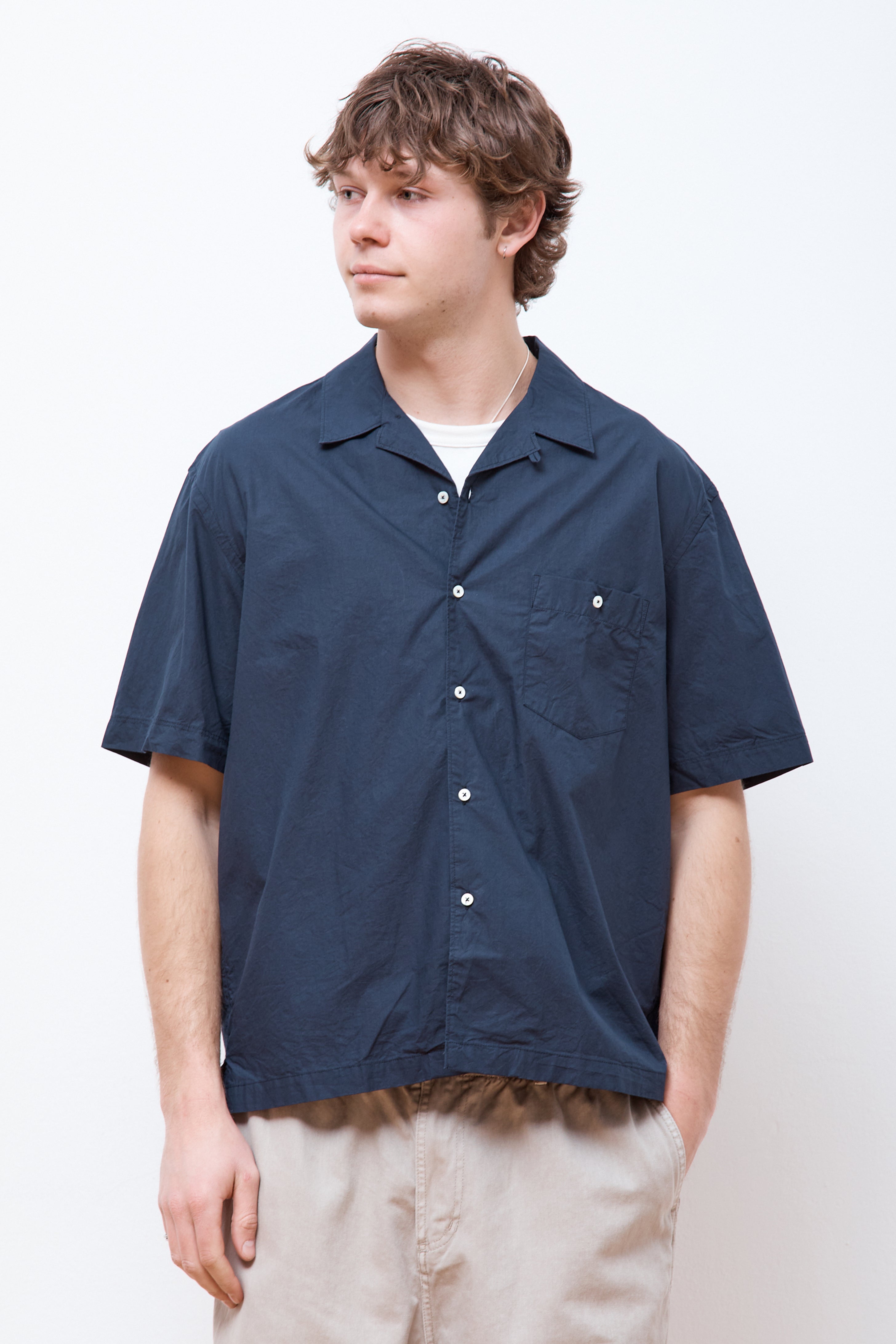 Relax Half Shirt Navy