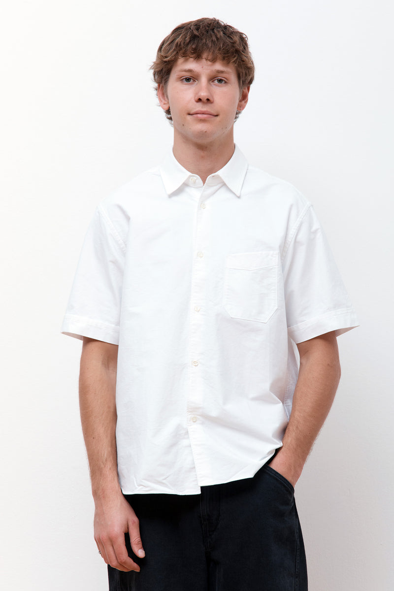 Regular Half Shirt White Oxford