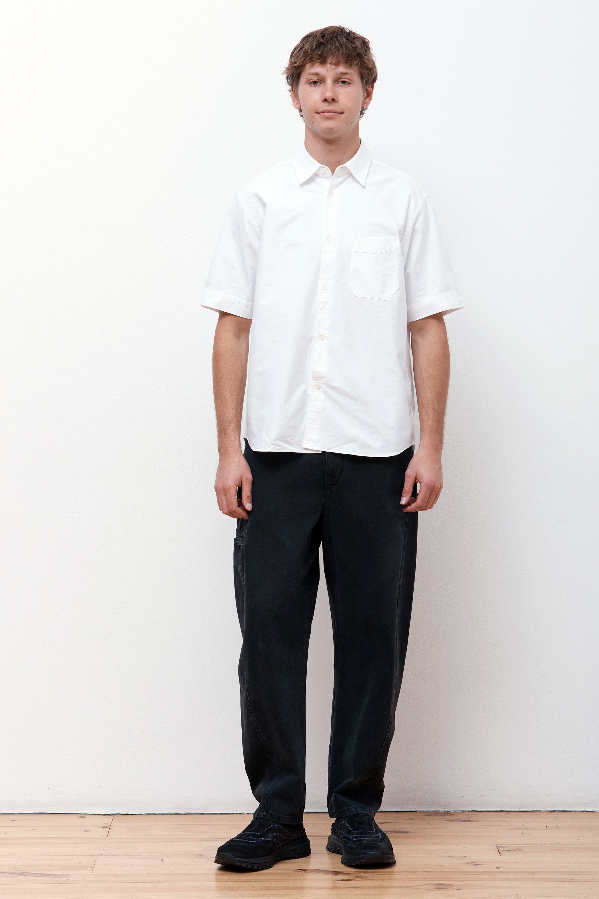 Regular Half Shirt White Oxford