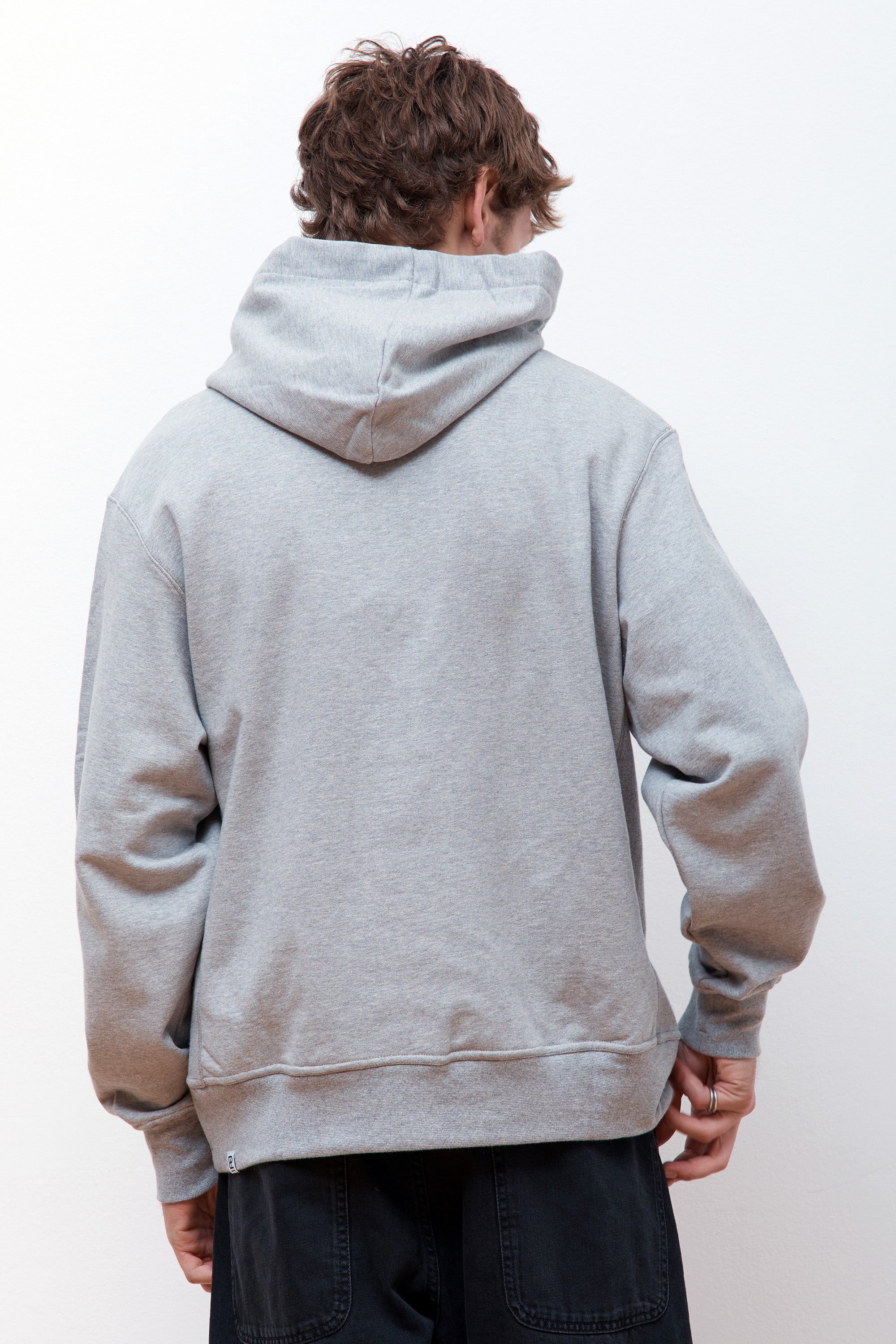 Loose Fit Hoodie Sweat Melange Grey