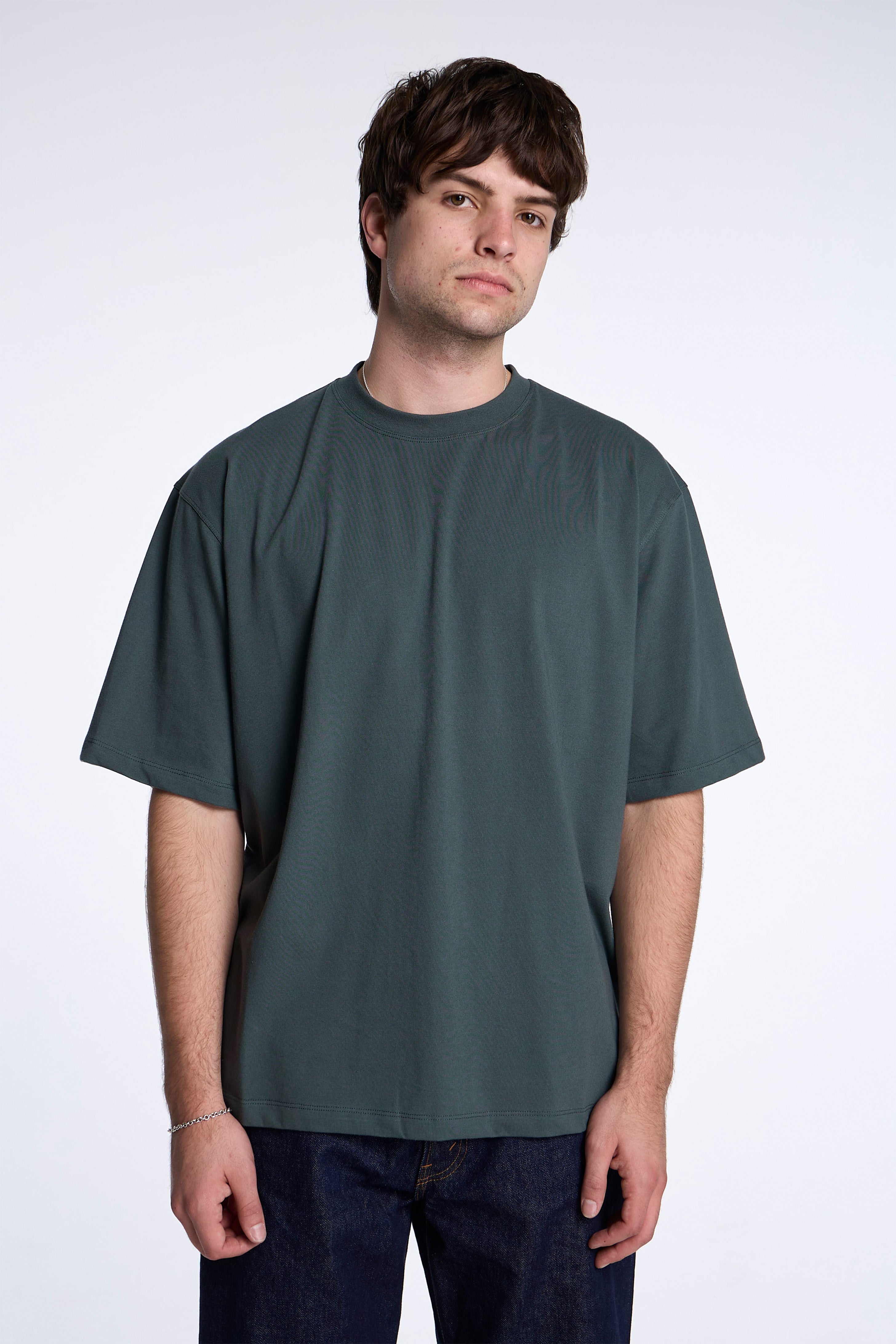 Box Fit T-Shirt Jade Green