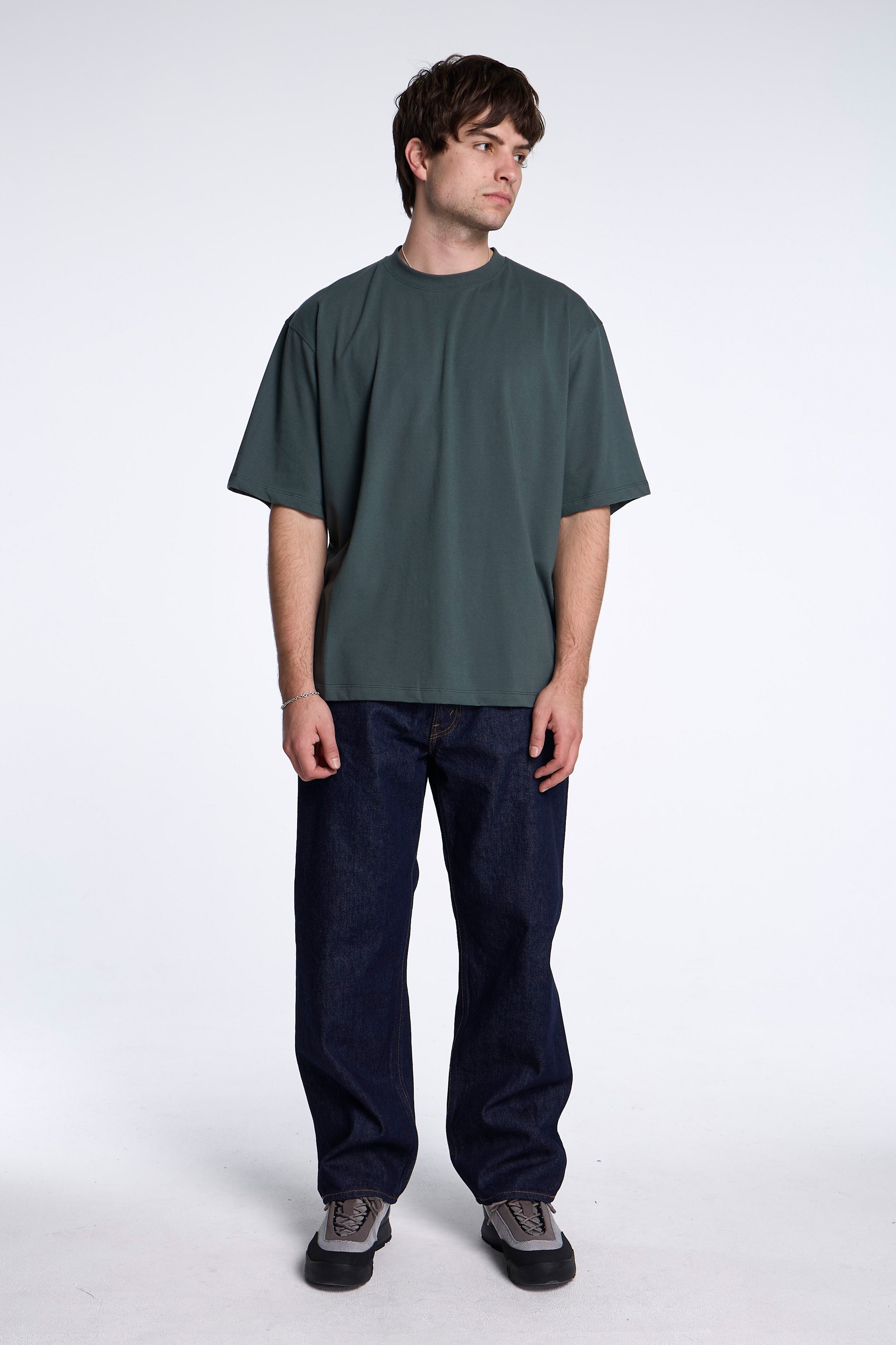 Box Fit T-Shirt Jade Green
