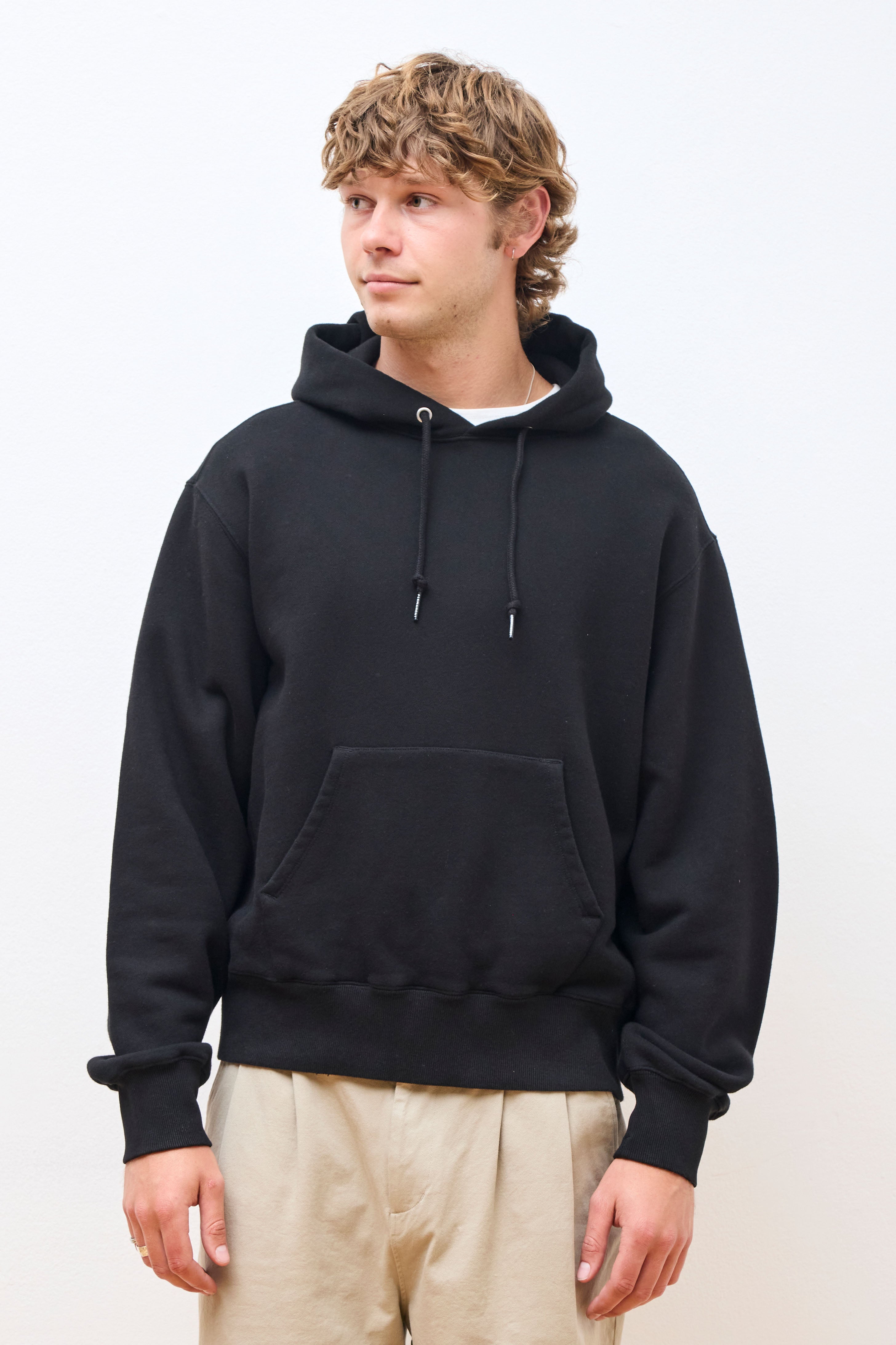 Classic Fit Hoodie Sweat Black