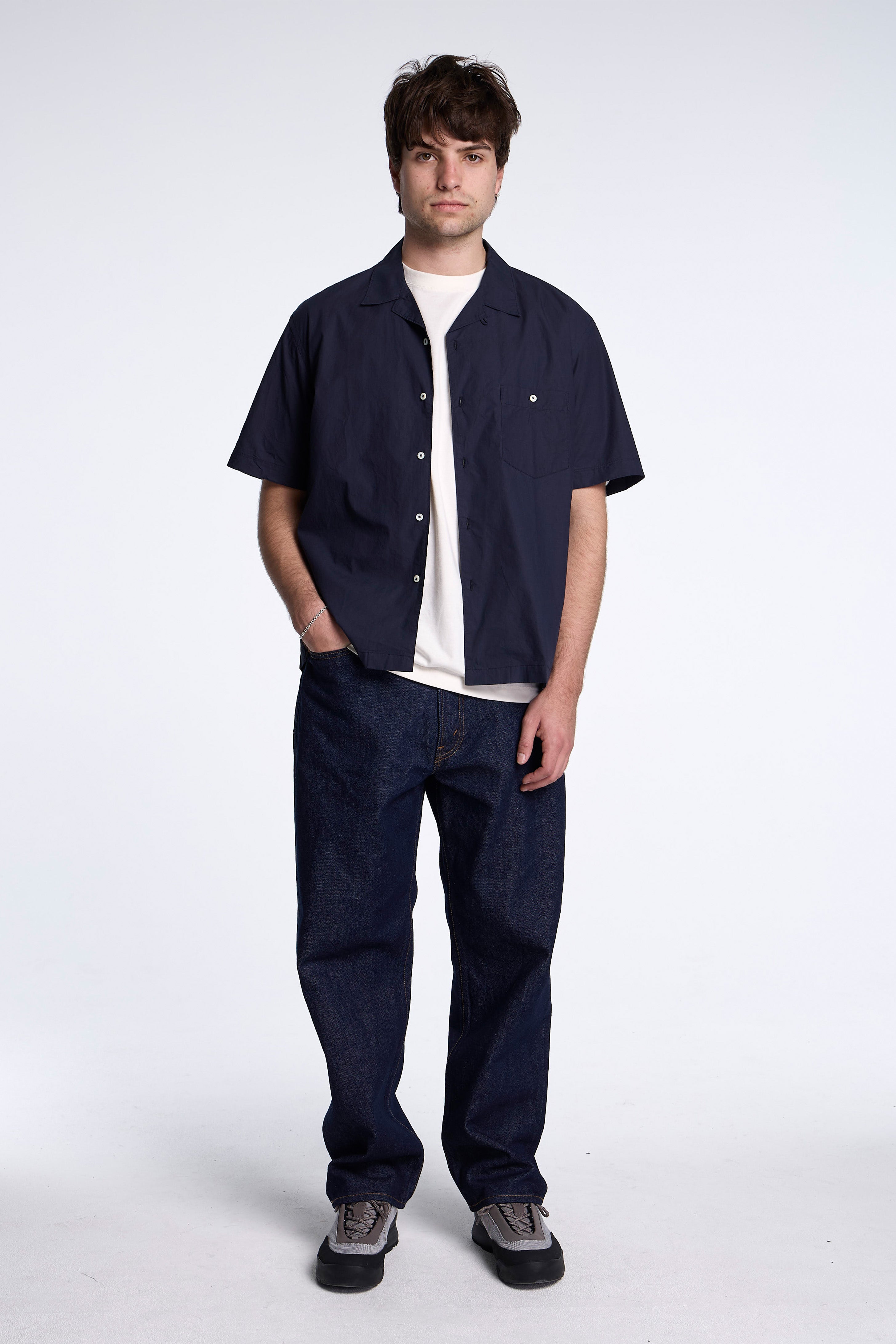 Relax Half Shirt Navy