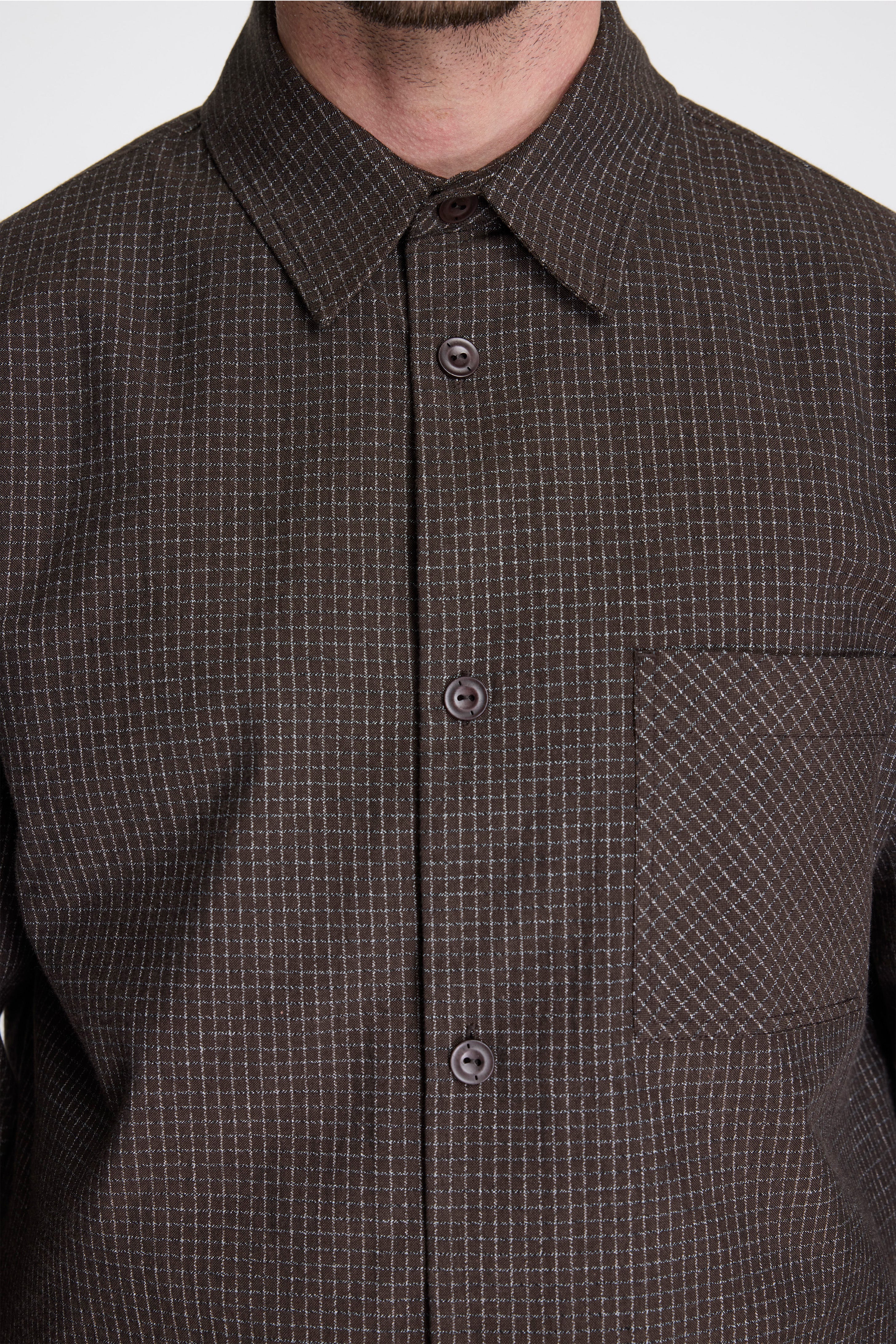 Electra Shirt Brown Check