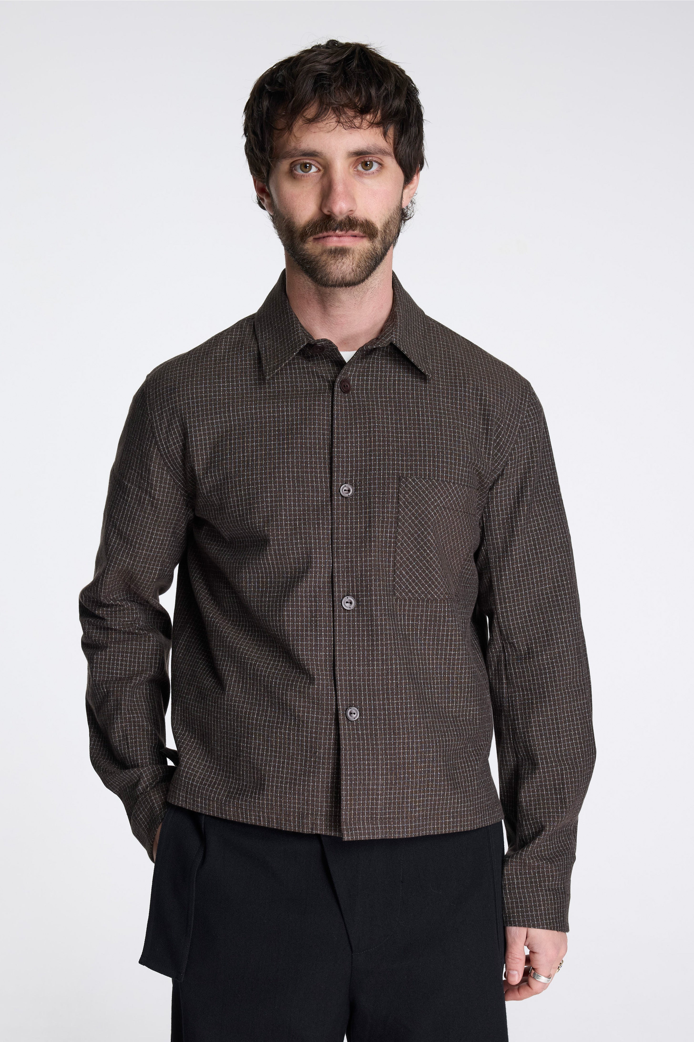Electra Shirt Brown Check