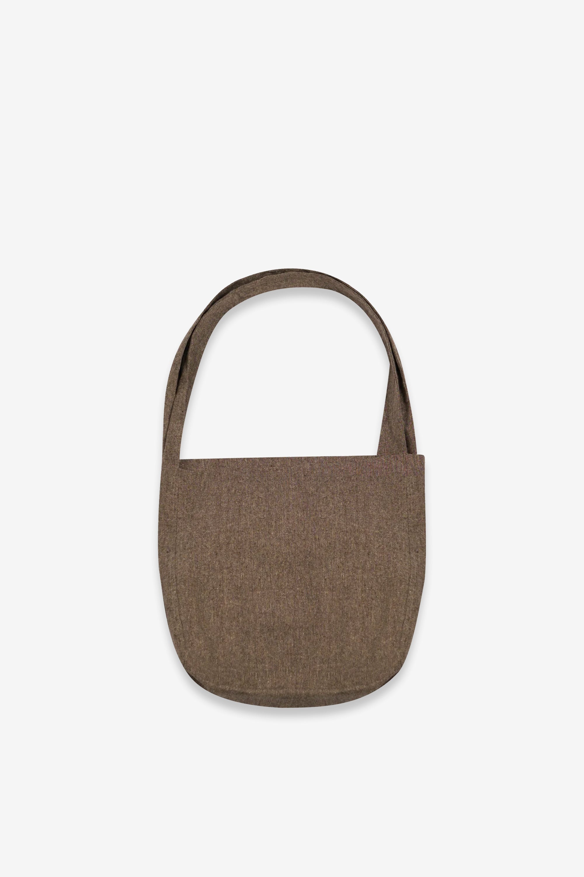 Double Tote Bag Antiqueherringbone Power Loom Wool