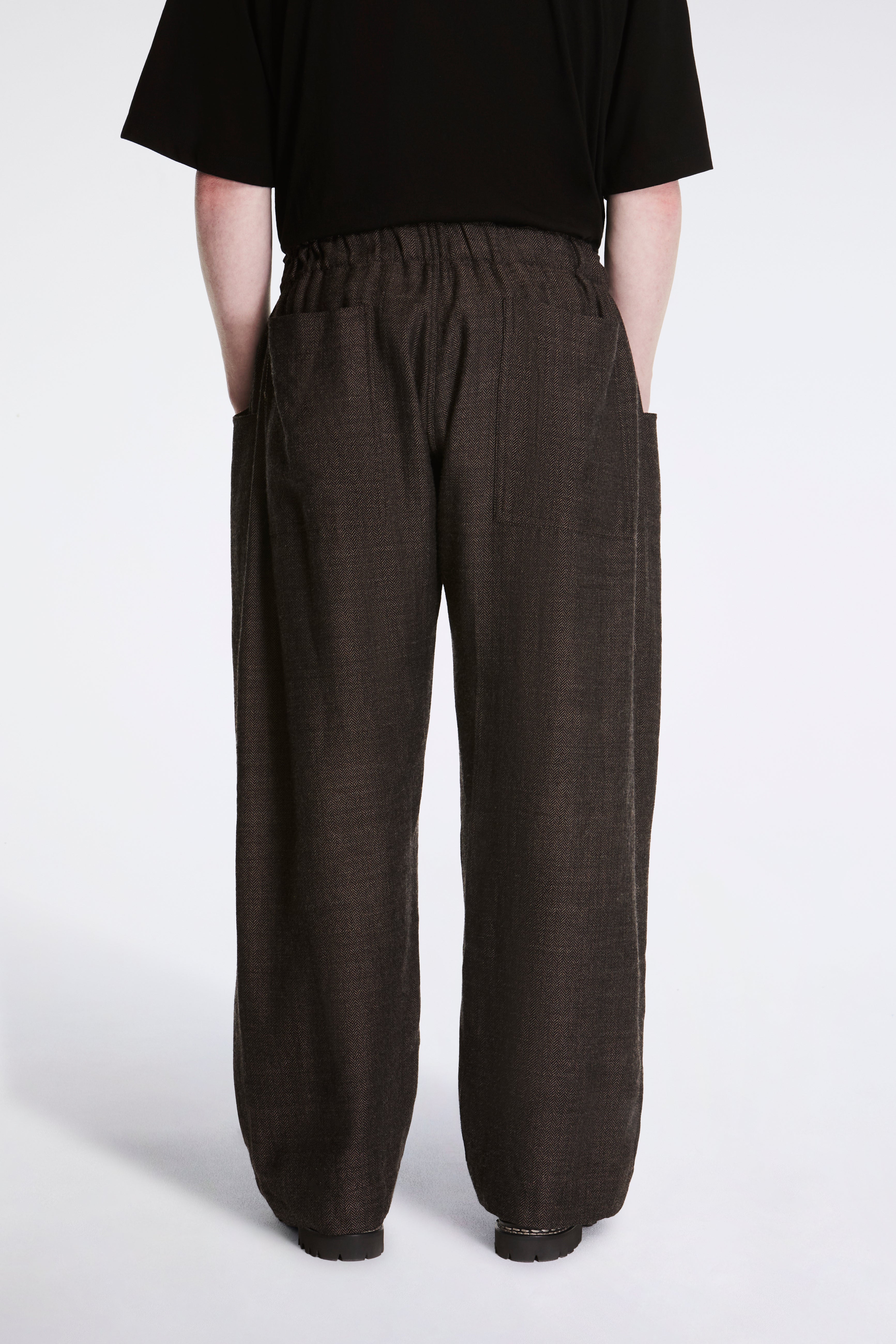 Farmer Pant Himalayan Wool Black/Brown