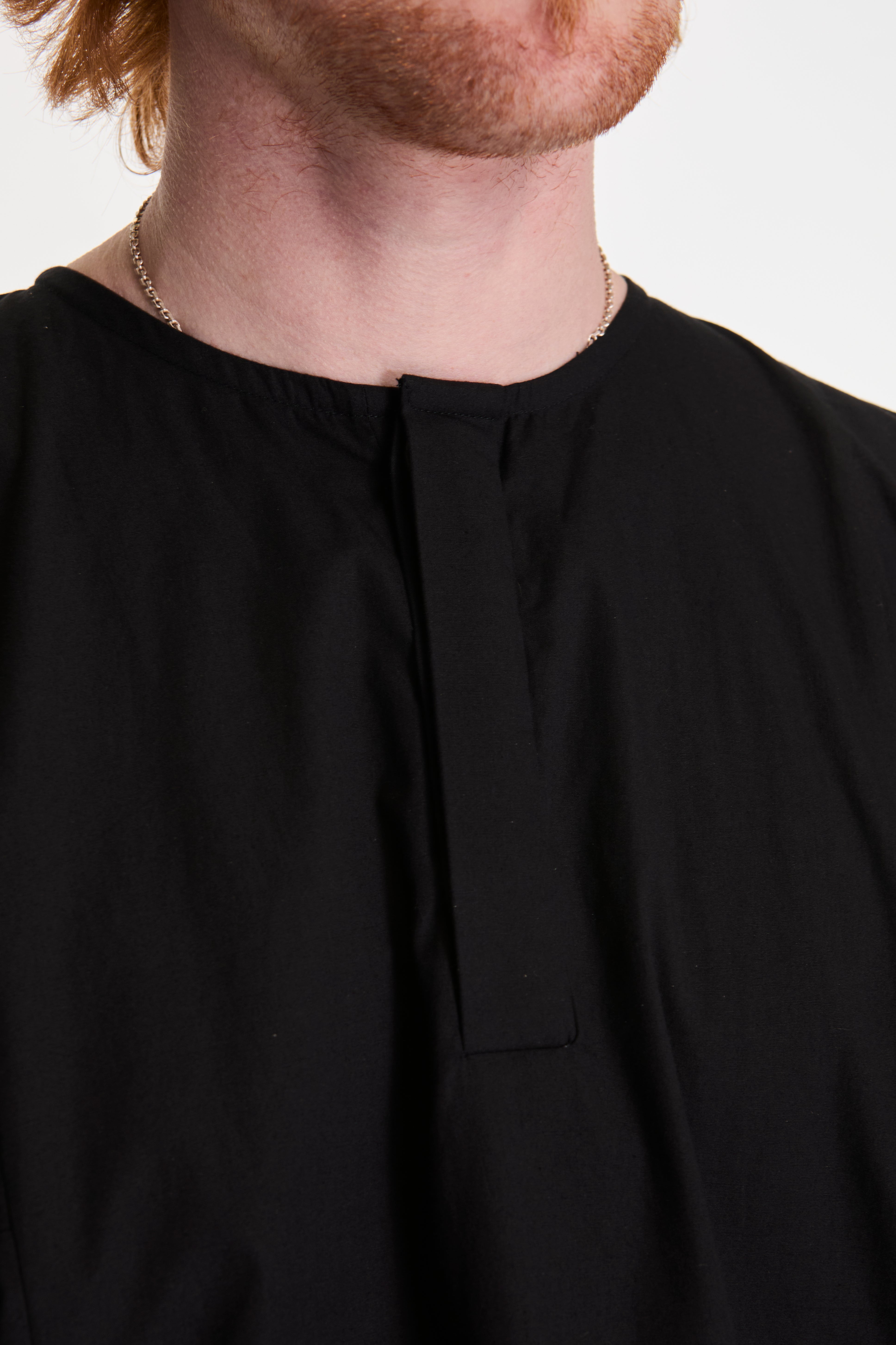 Fisherman Shirt Naturally Dyed Black