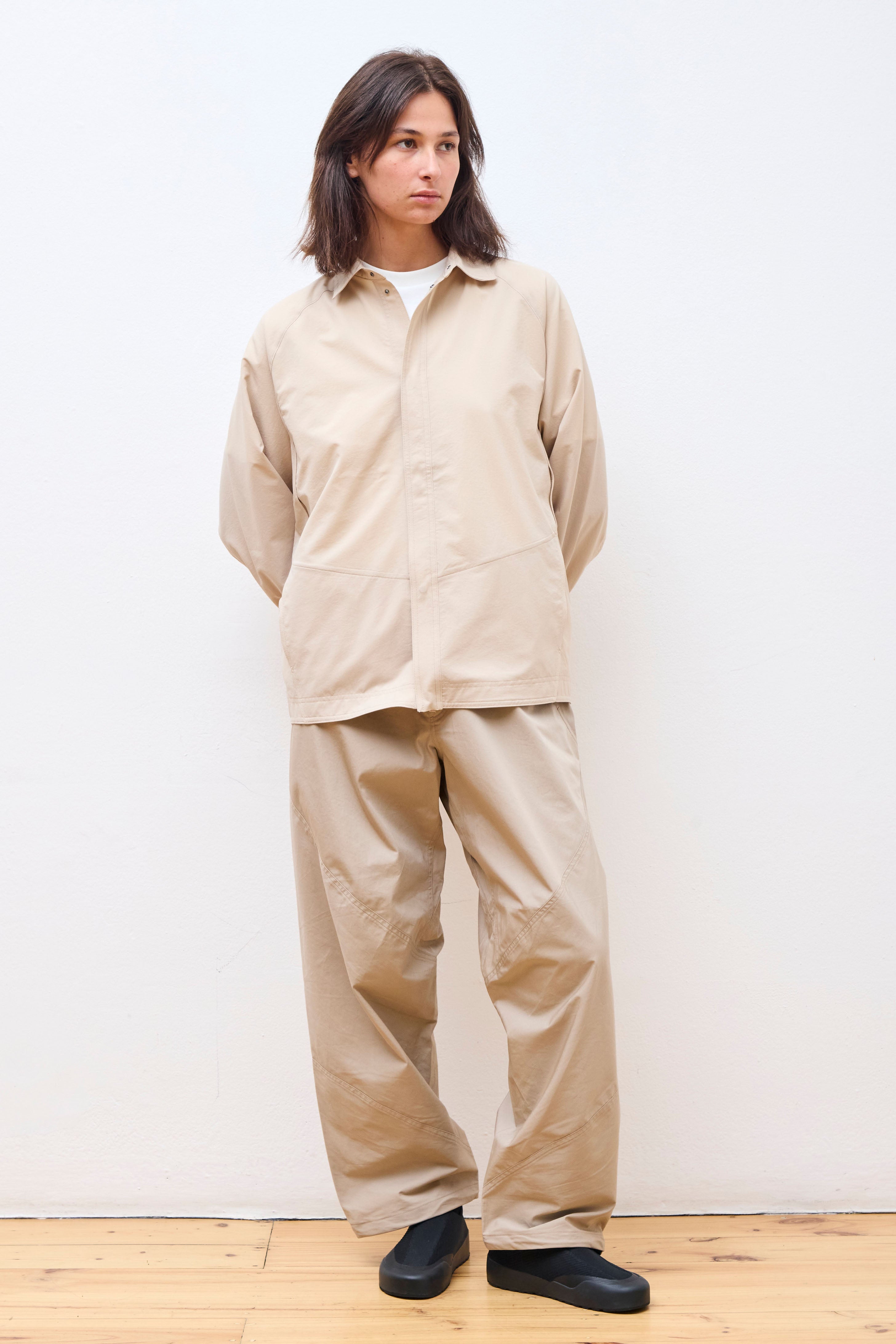 Interlocking Parachute Shirt Silica