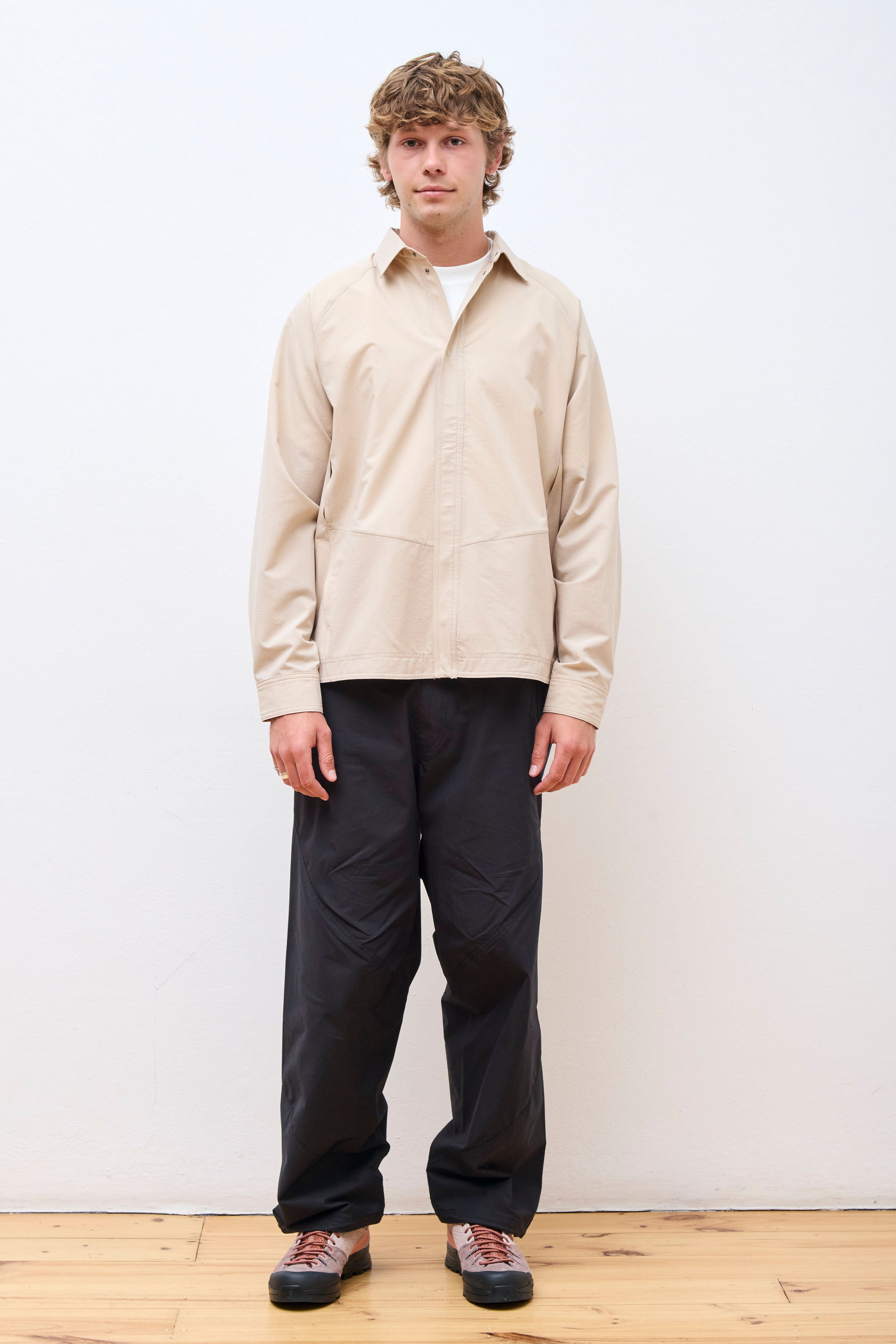 Interlocking Parachute Shirt Silica